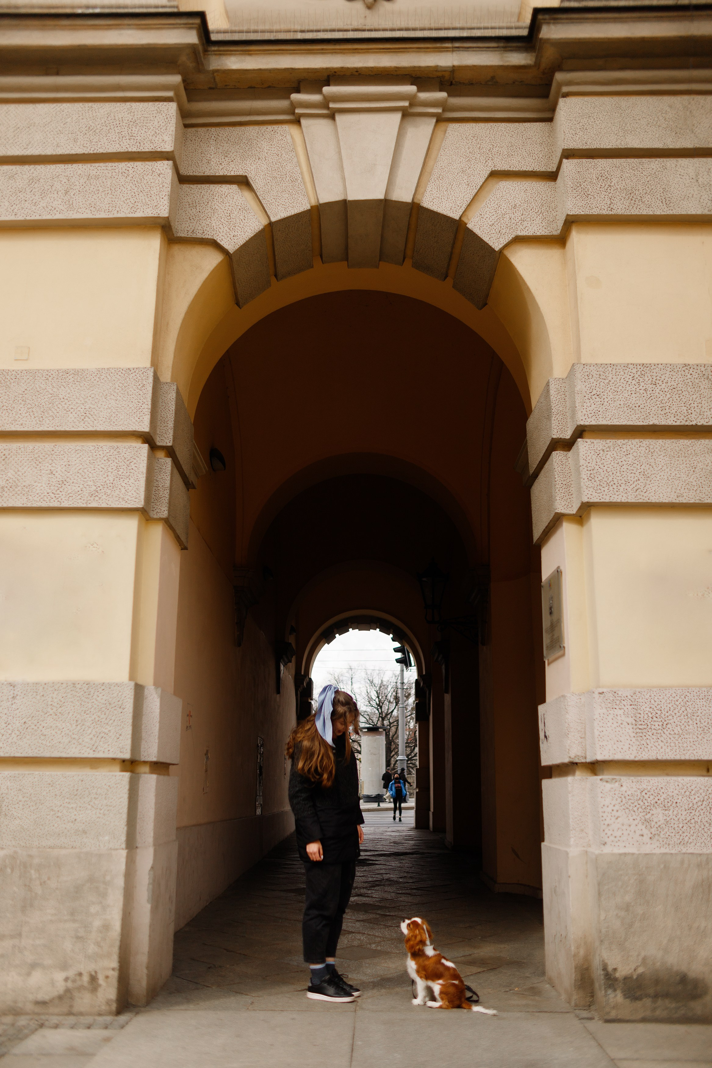 Uliana i Franklin. Kaja | fotograf we Wrocławiu | ludzie i psy