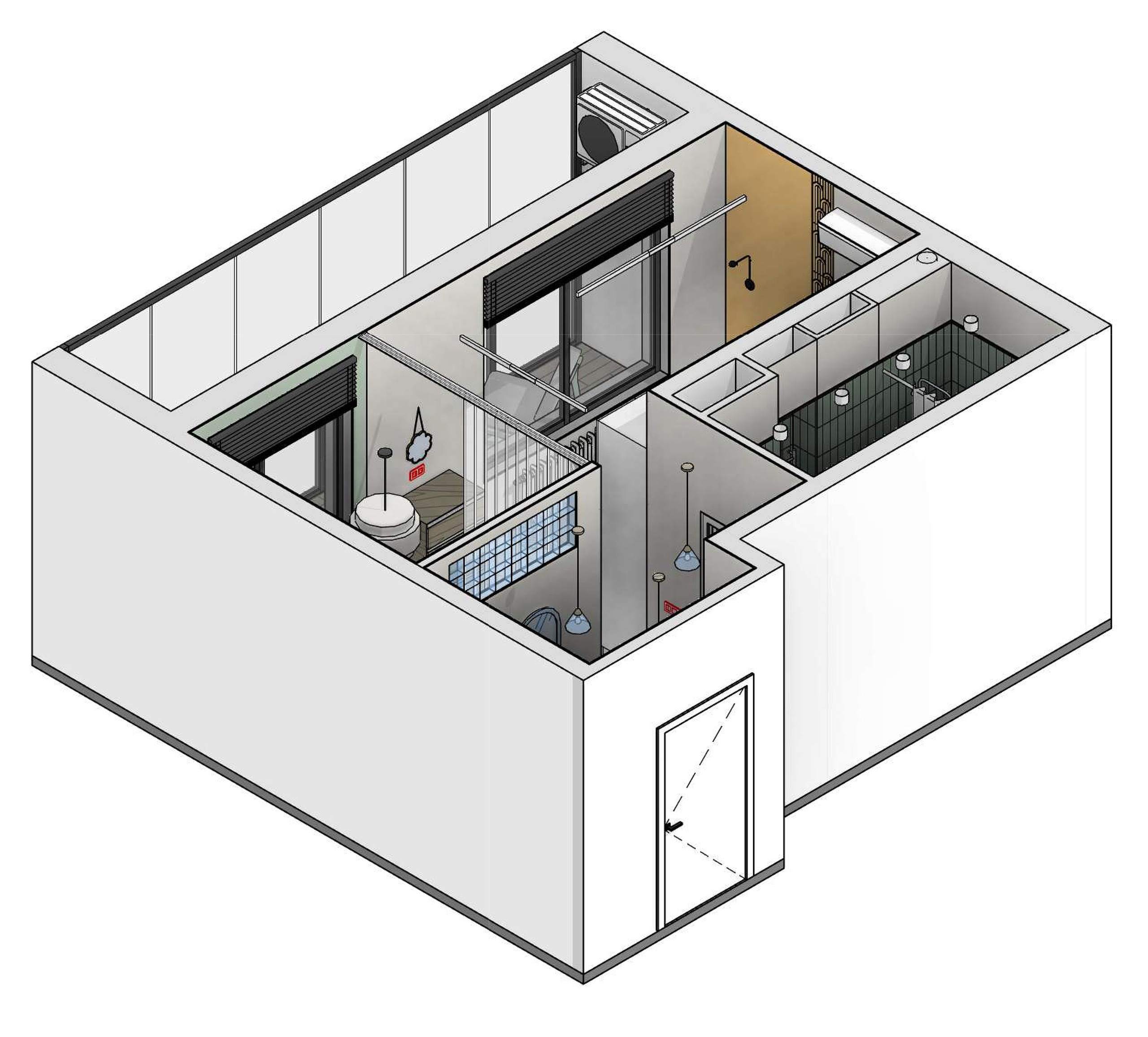 Дизайн маленькой студии в ЖК «Светлана Парк» от Анастасии Заркуа