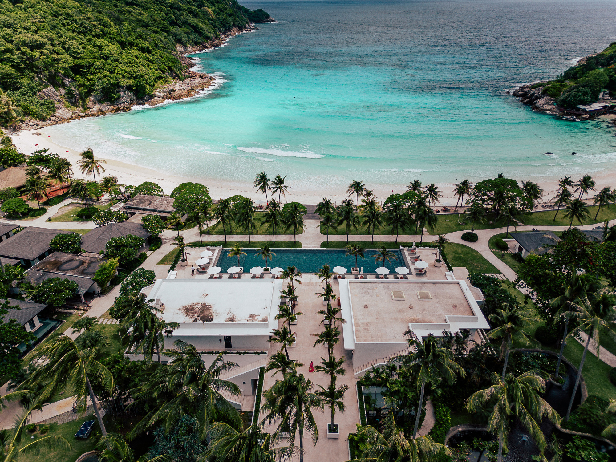 The Racha, Racha Yai island, Thailand. Hotel Photography and Video Production for luxury Hotels and Resorts