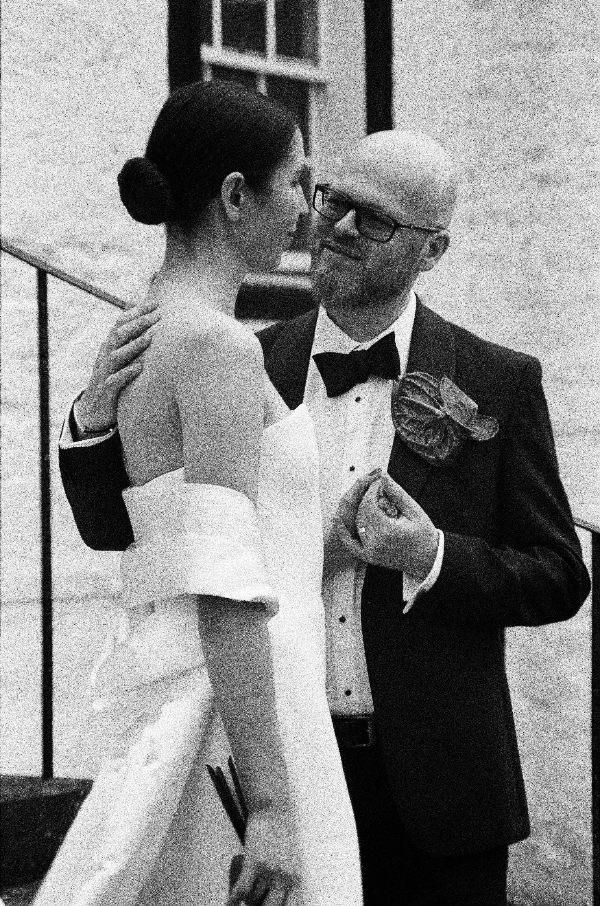 Wedding on Black n White Film. Molfar Visuals