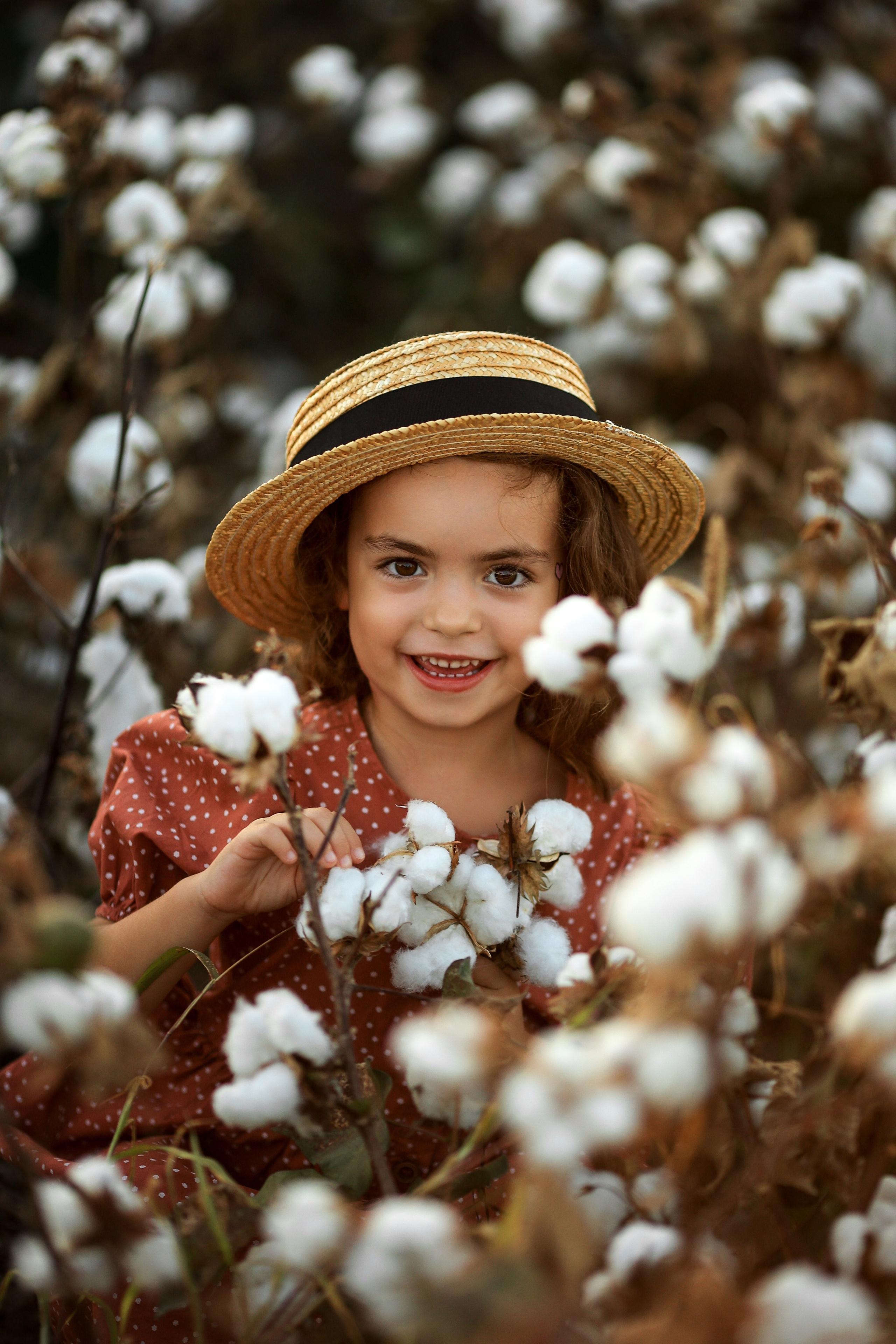 Фотосессия на хлопковом поле. Фотограф в Турции, Анталии, Кемере, Белеке, Сиде, Каше, Калкане, Фетхие