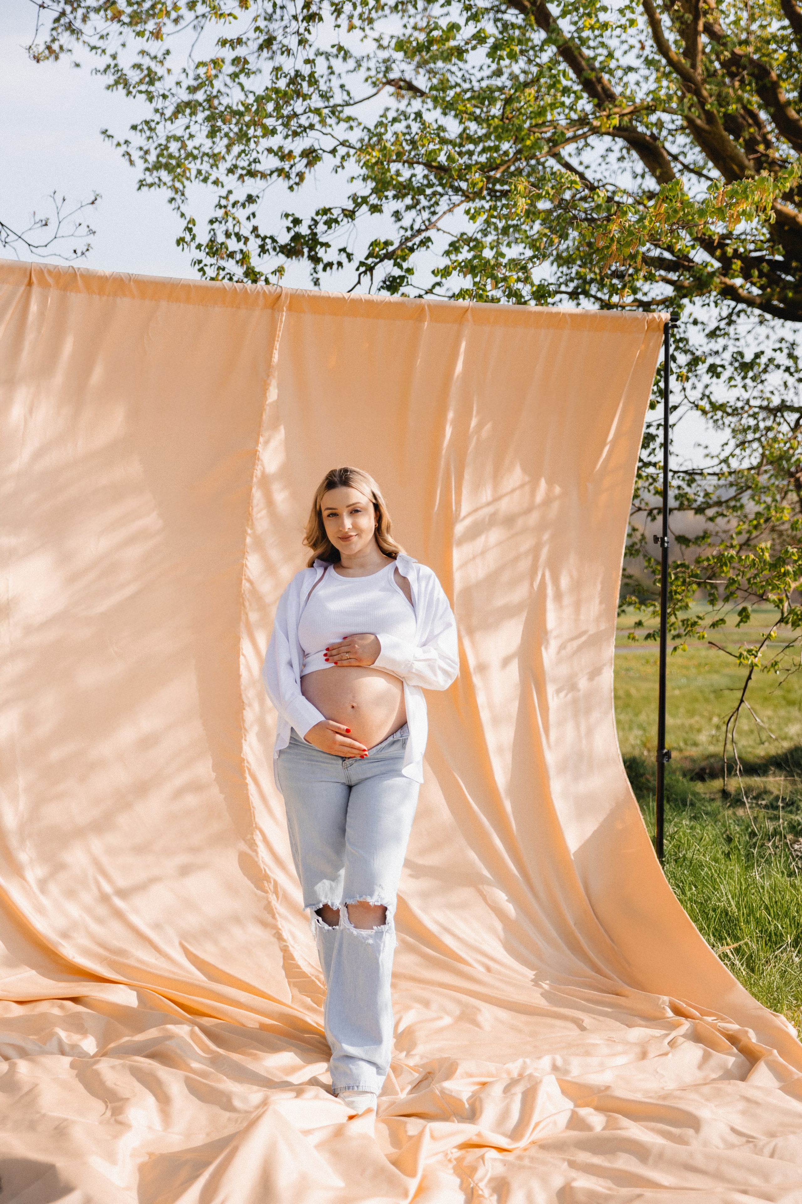 Schwangerschaftsfotos am Kemnader See | Babybauch Shooting Bochum. Hochzeitsfotografin Bochum | Halyna Reiche Fotografie NRW