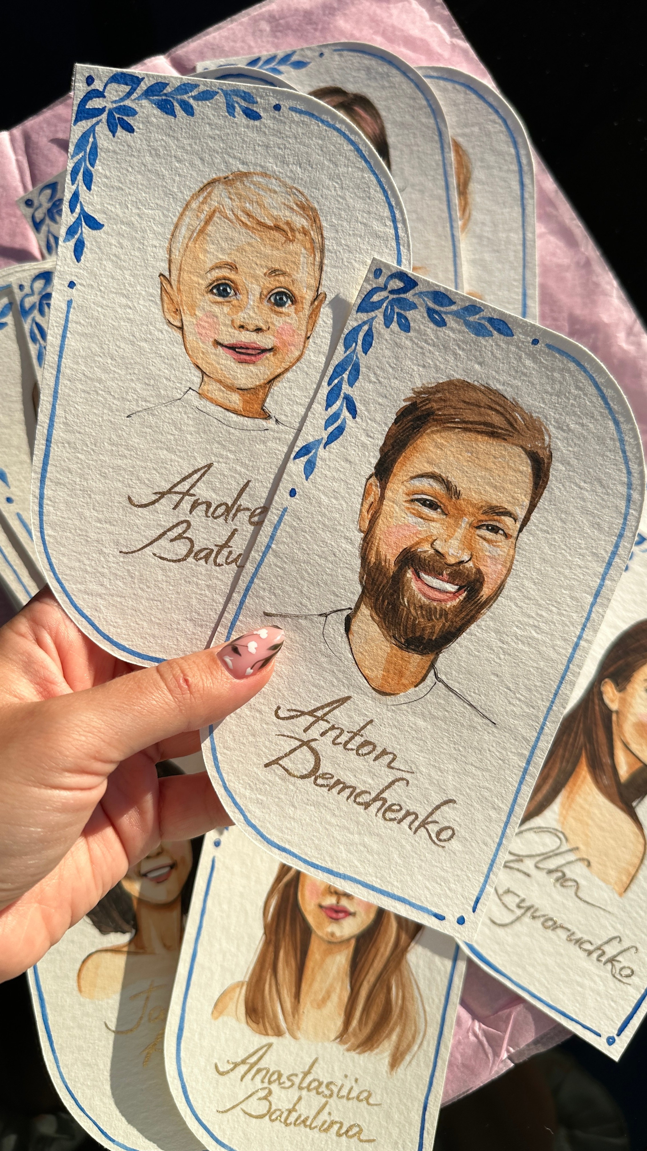 Wedding Seatings Cards. InnaIllustrator