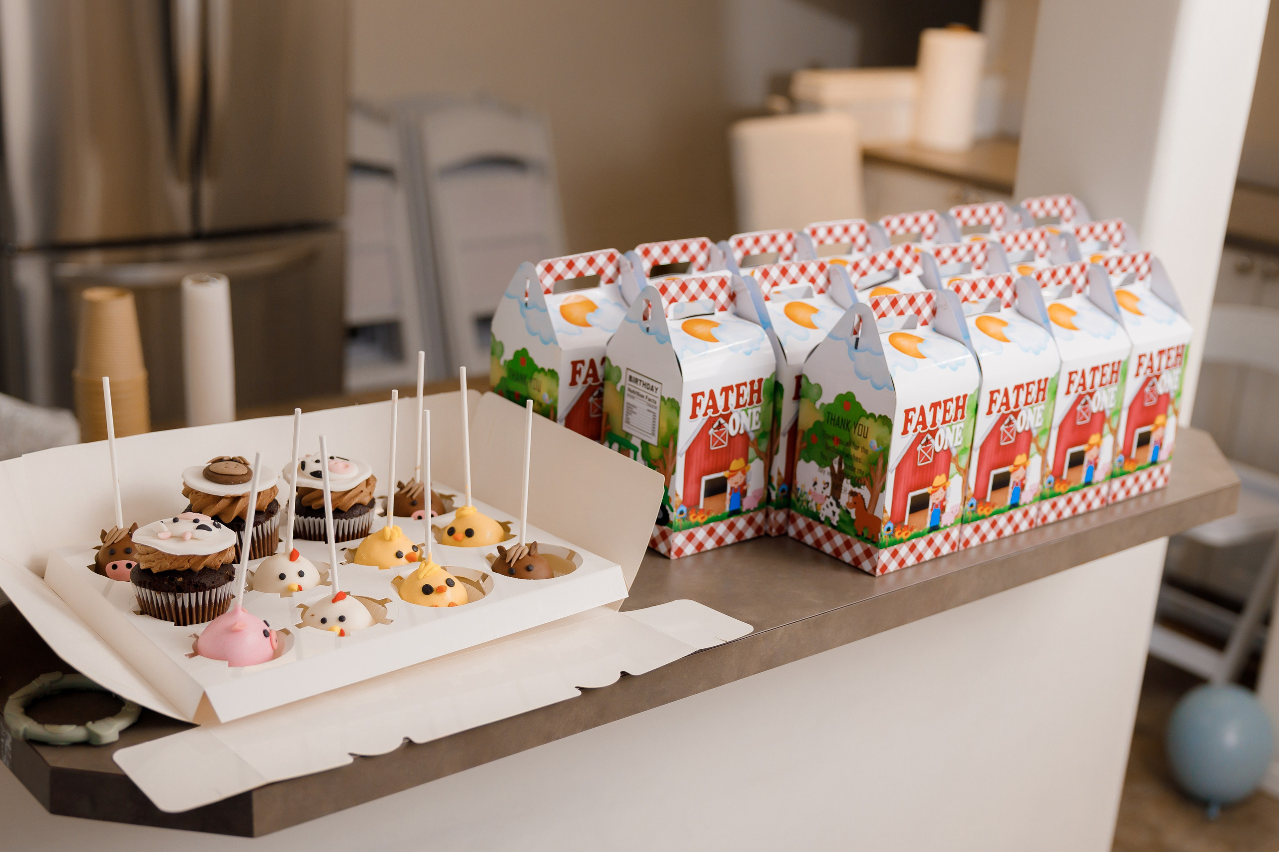 Fateh’s 1st birthday. Home