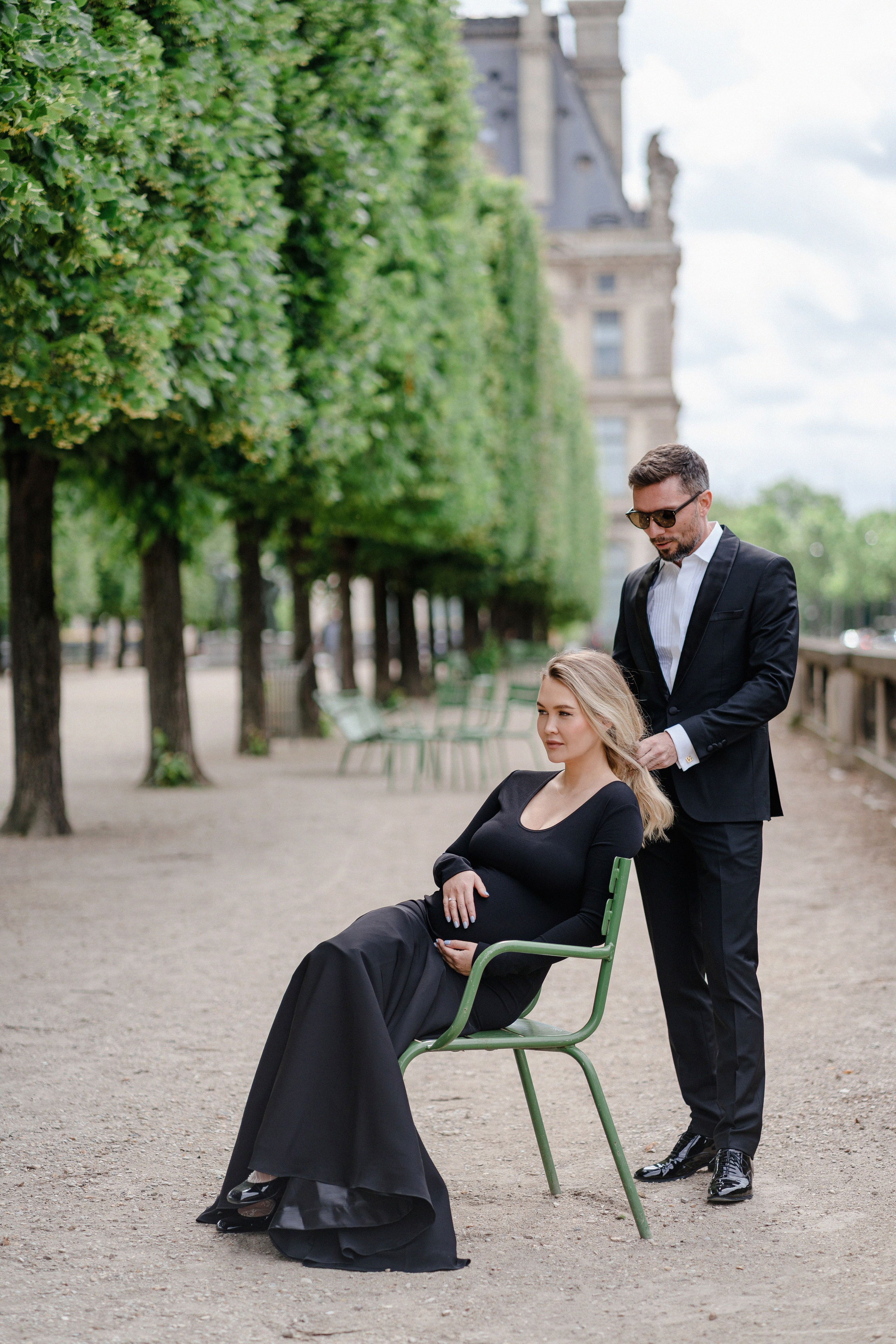 журнальный стиль фотосессии в Париже