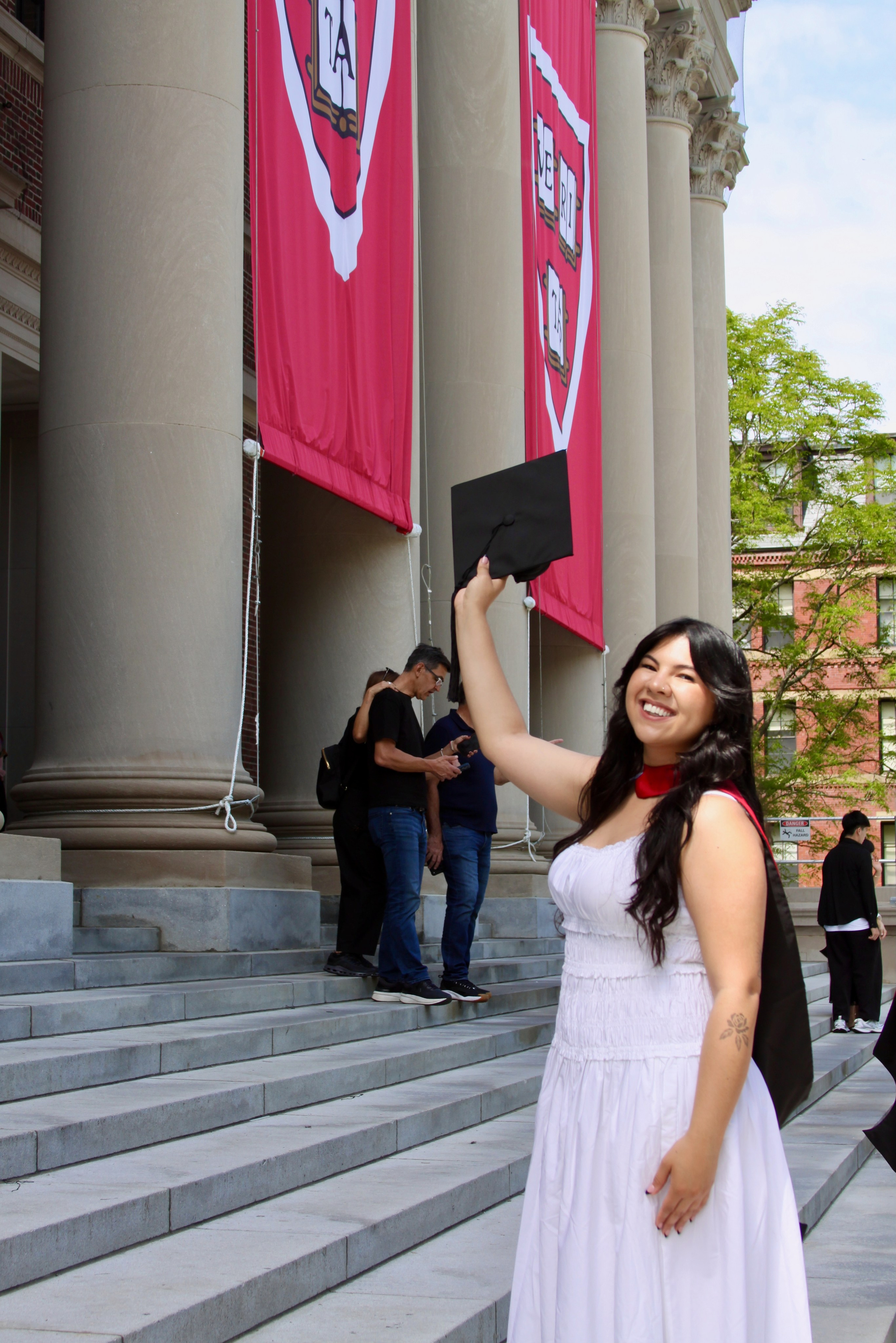 Masters graduation with Talia (group shoot). Kelly Sang, graduation and portrait photographer in Boston