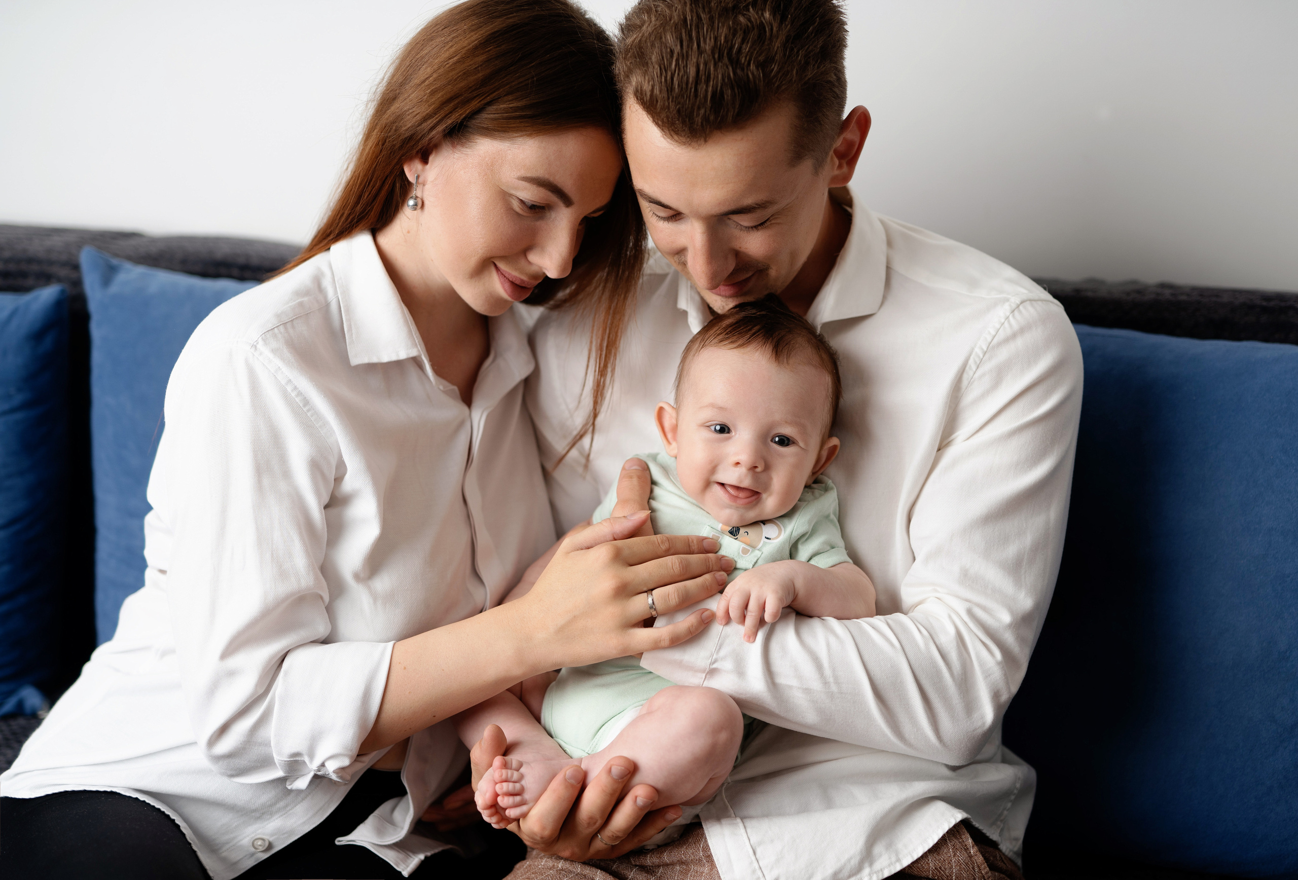 Давид (3 месяца). Фотограф новорожденных и детей первого года Евгения Михалькевич