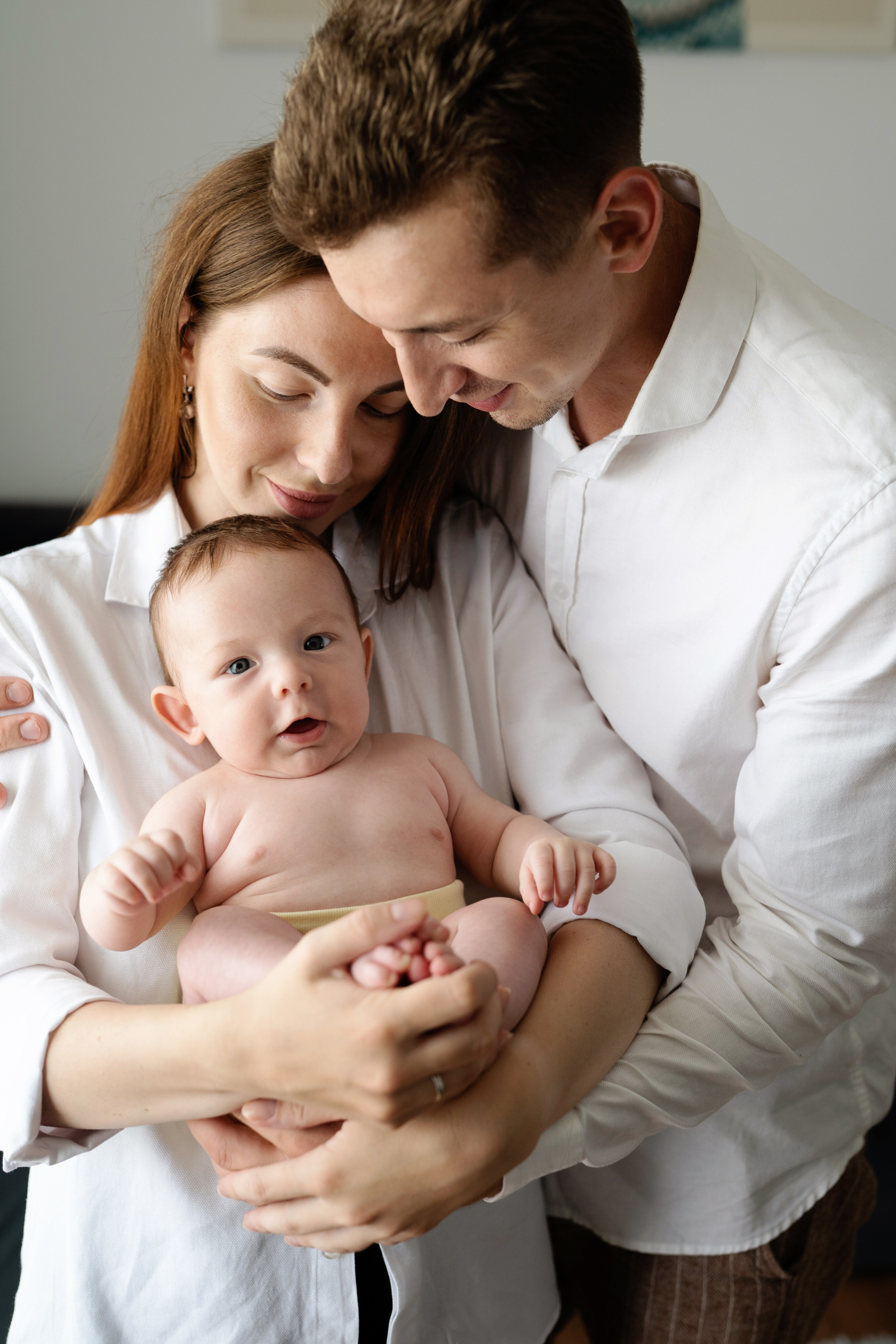 Давид (3 месяца). Фотограф новорожденных и детей первого года Евгения Михалькевич