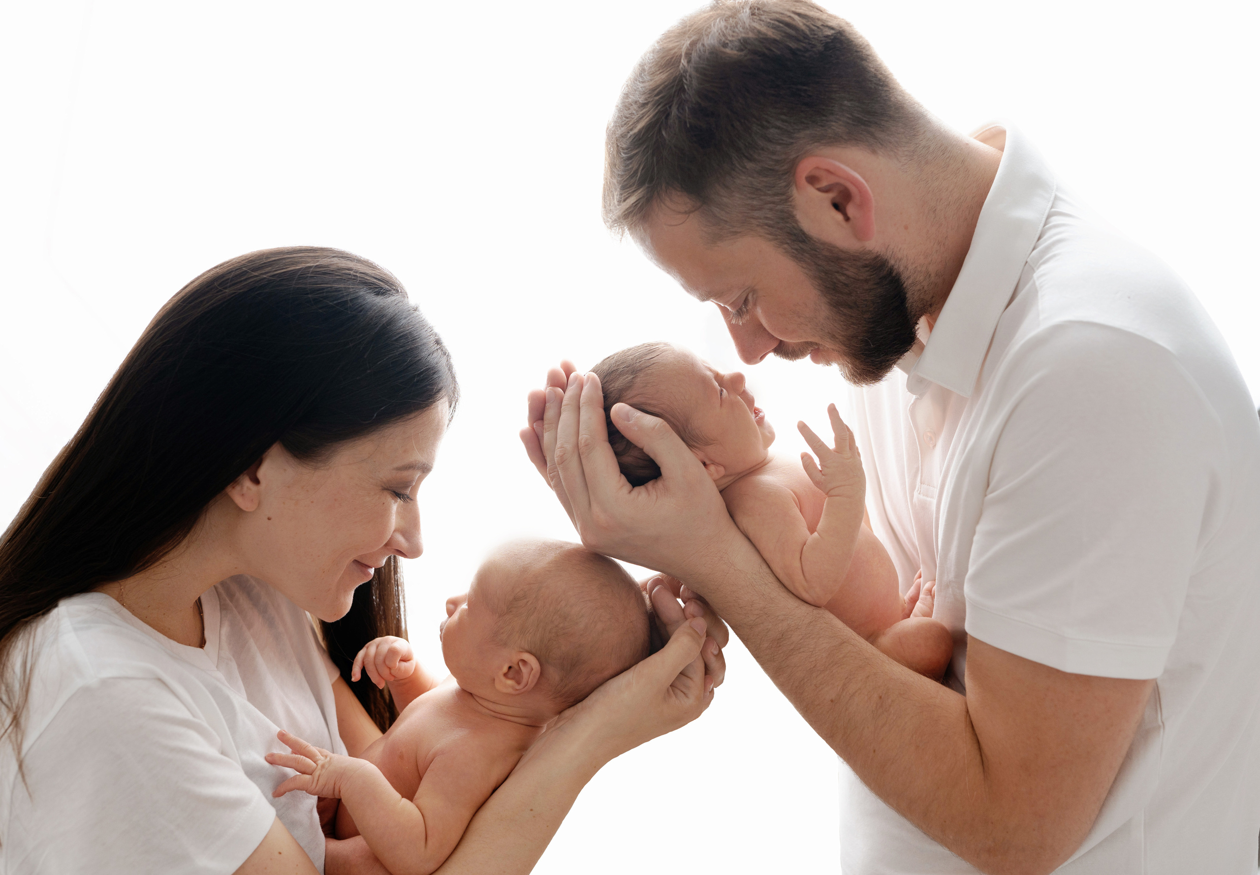 Александра и Даниил. Фотограф новорожденных и детей первого года Евгения Михалькевич
