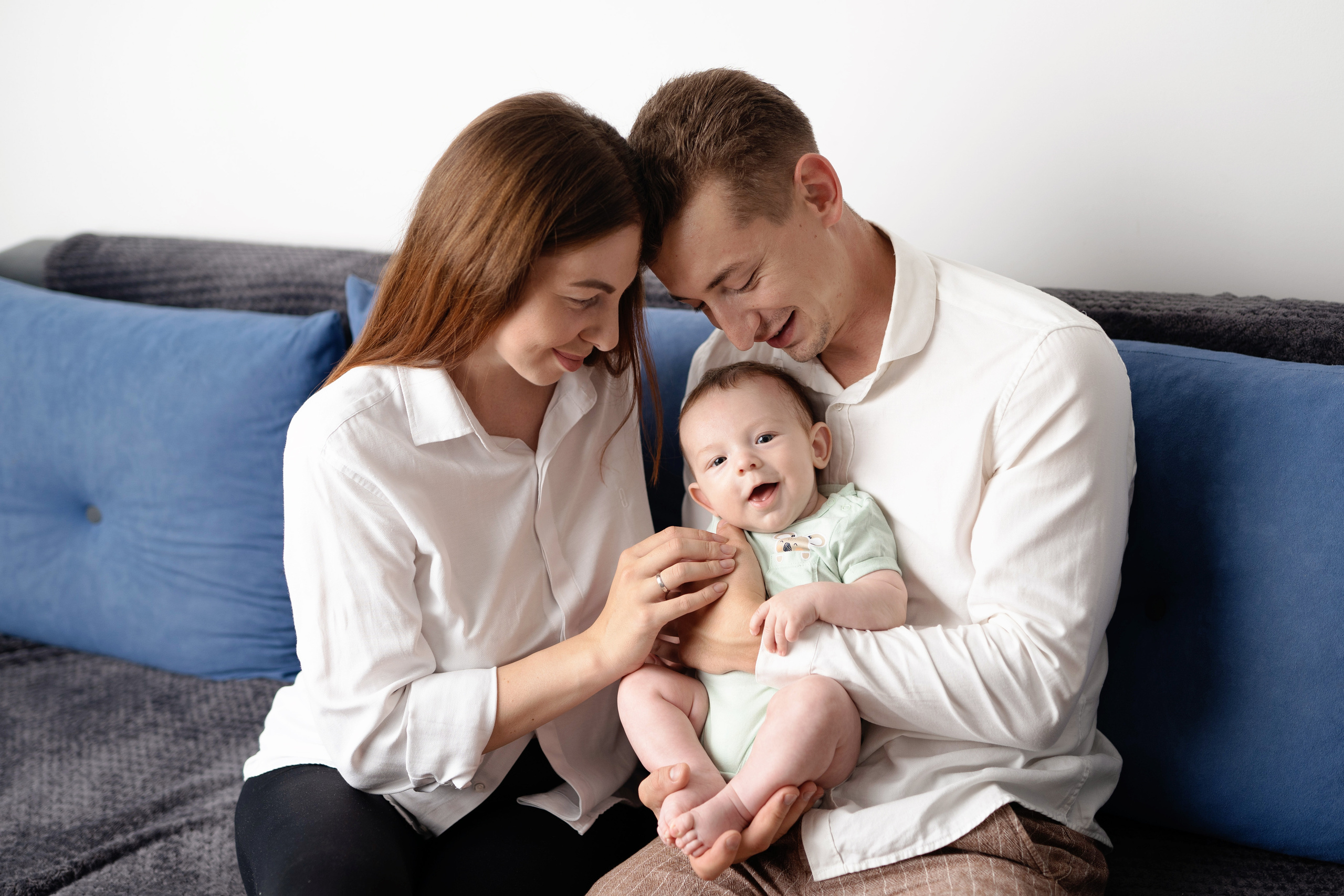 Давид (3 месяца). Фотограф новорожденных и детей первого года Евгения Михалькевич