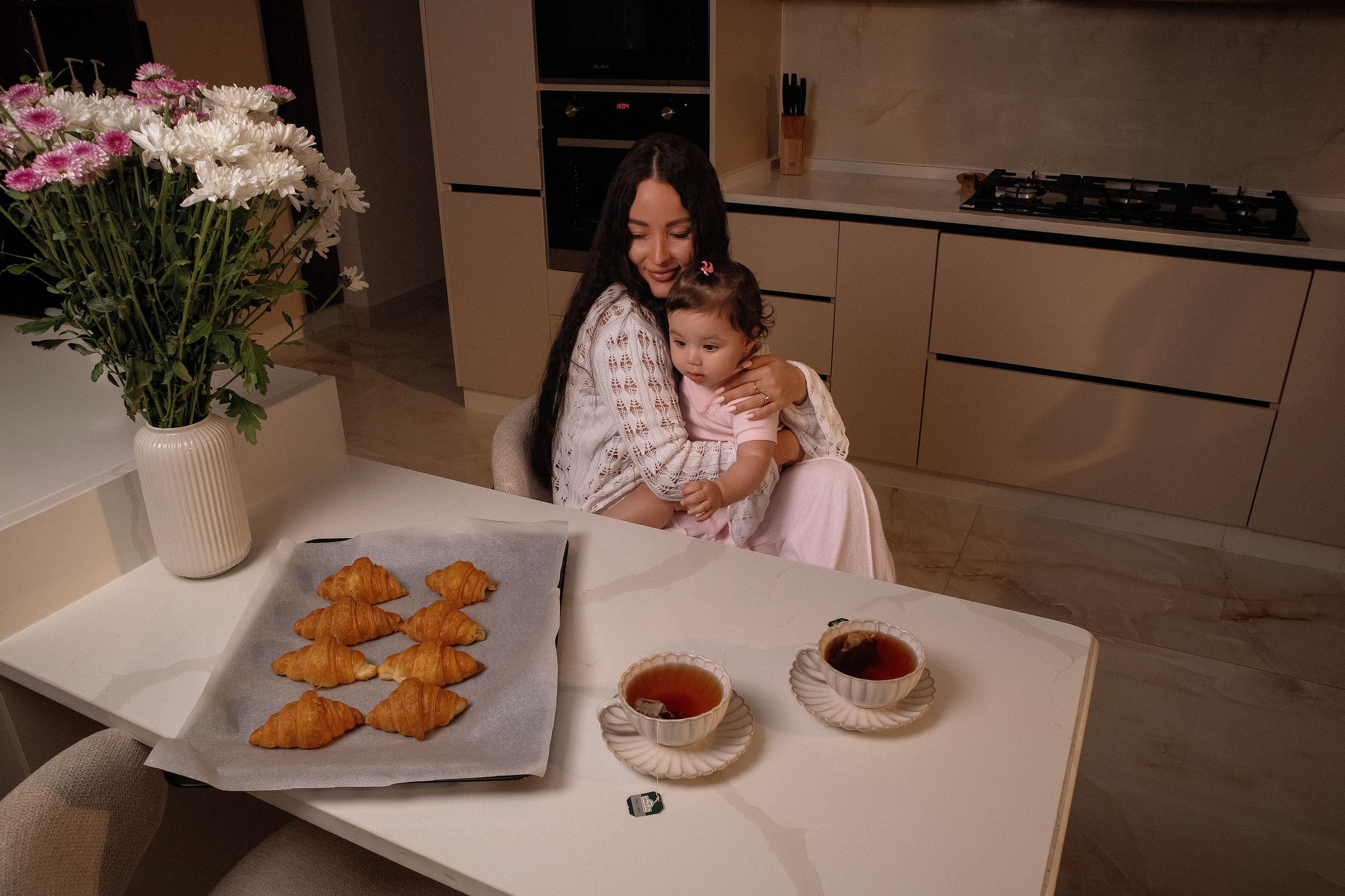Anastasia & Li | Croissant Day. Veronika Basova — Photographer in Amman, Jordan | Cinematic Visual Storyteller