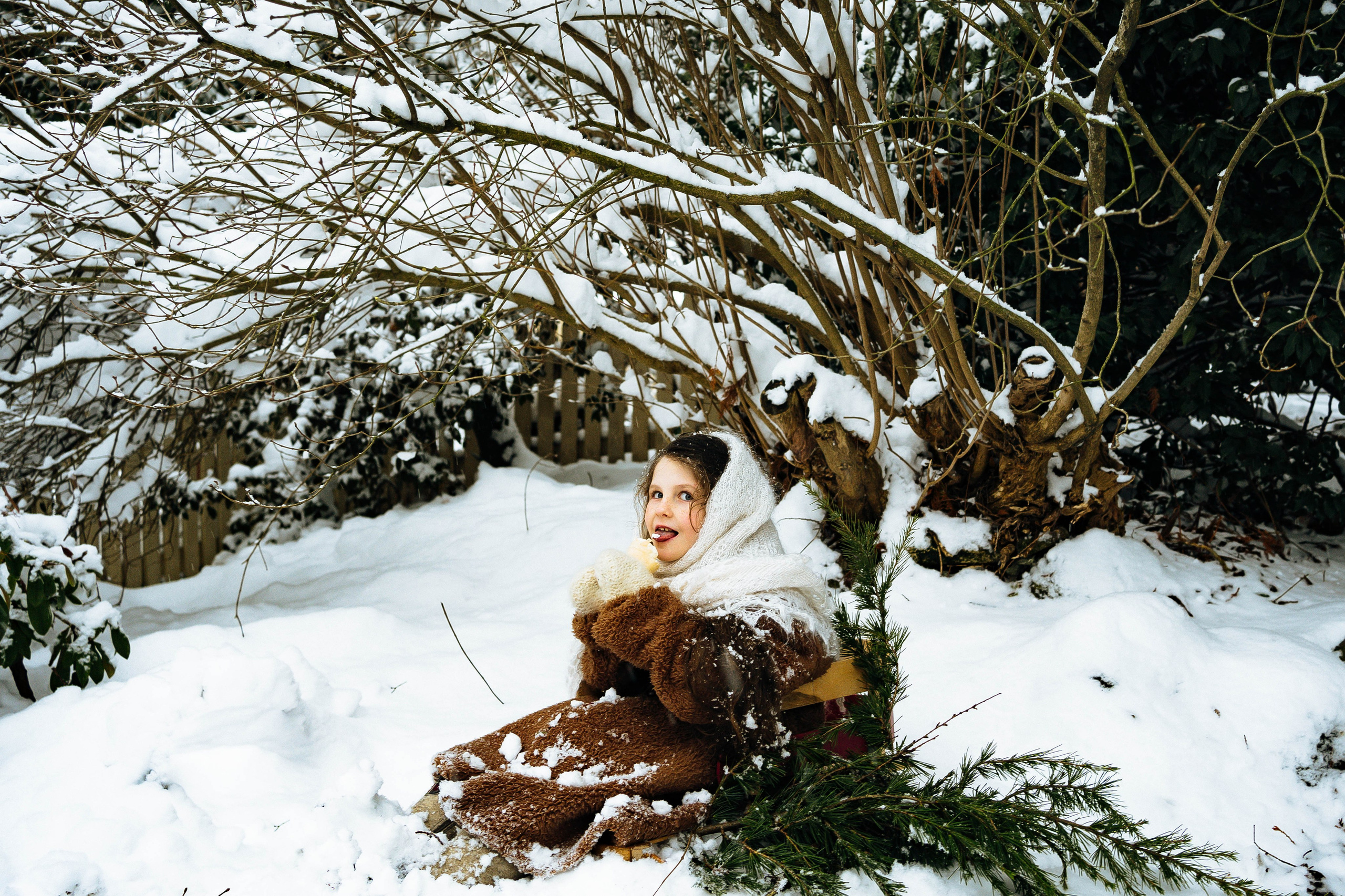 Snow in Vancouver. Main