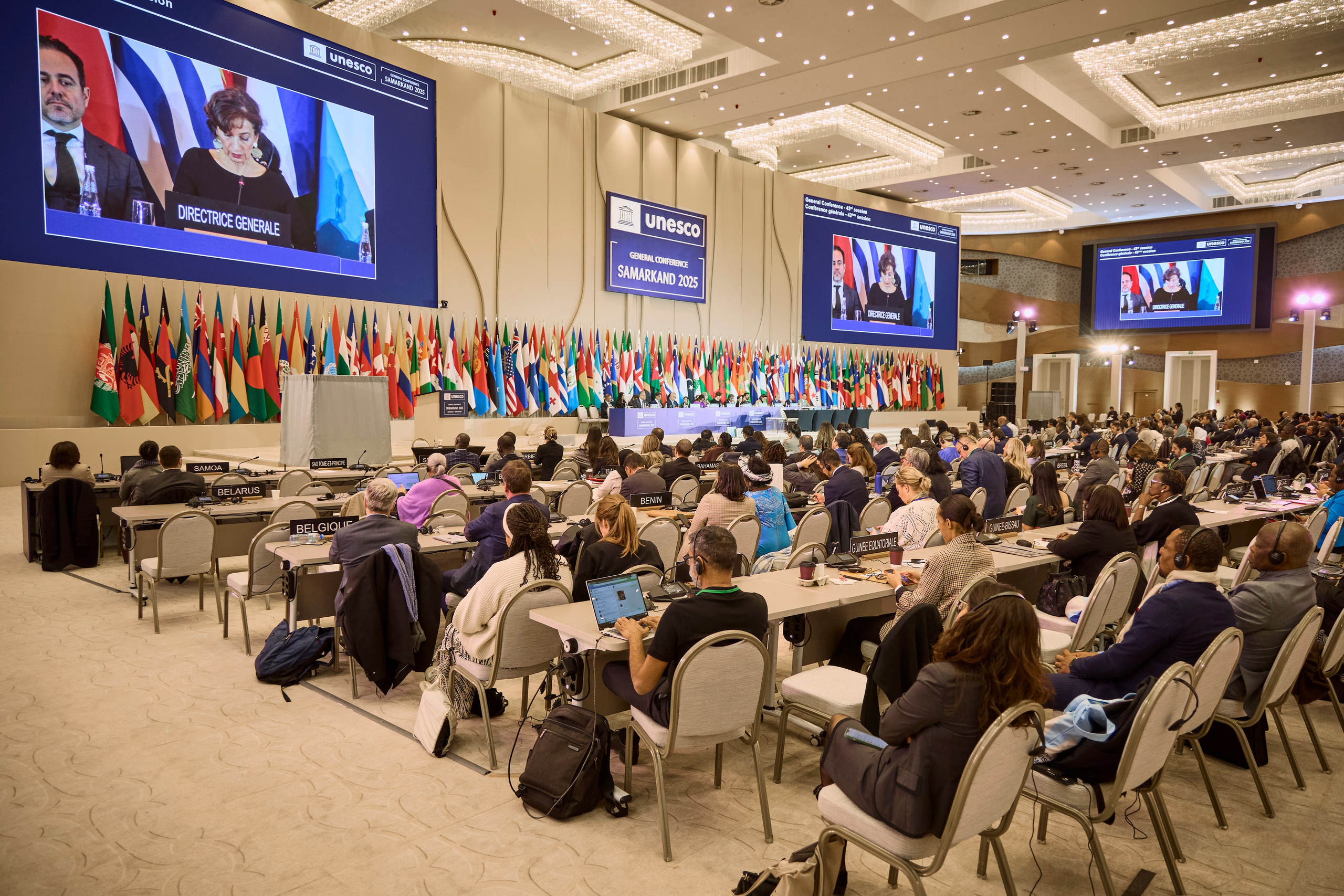 General conference UNESCO 2025 Uzbekistan. Photographer in Uzbekistan and Samarkand Djasur Marupov