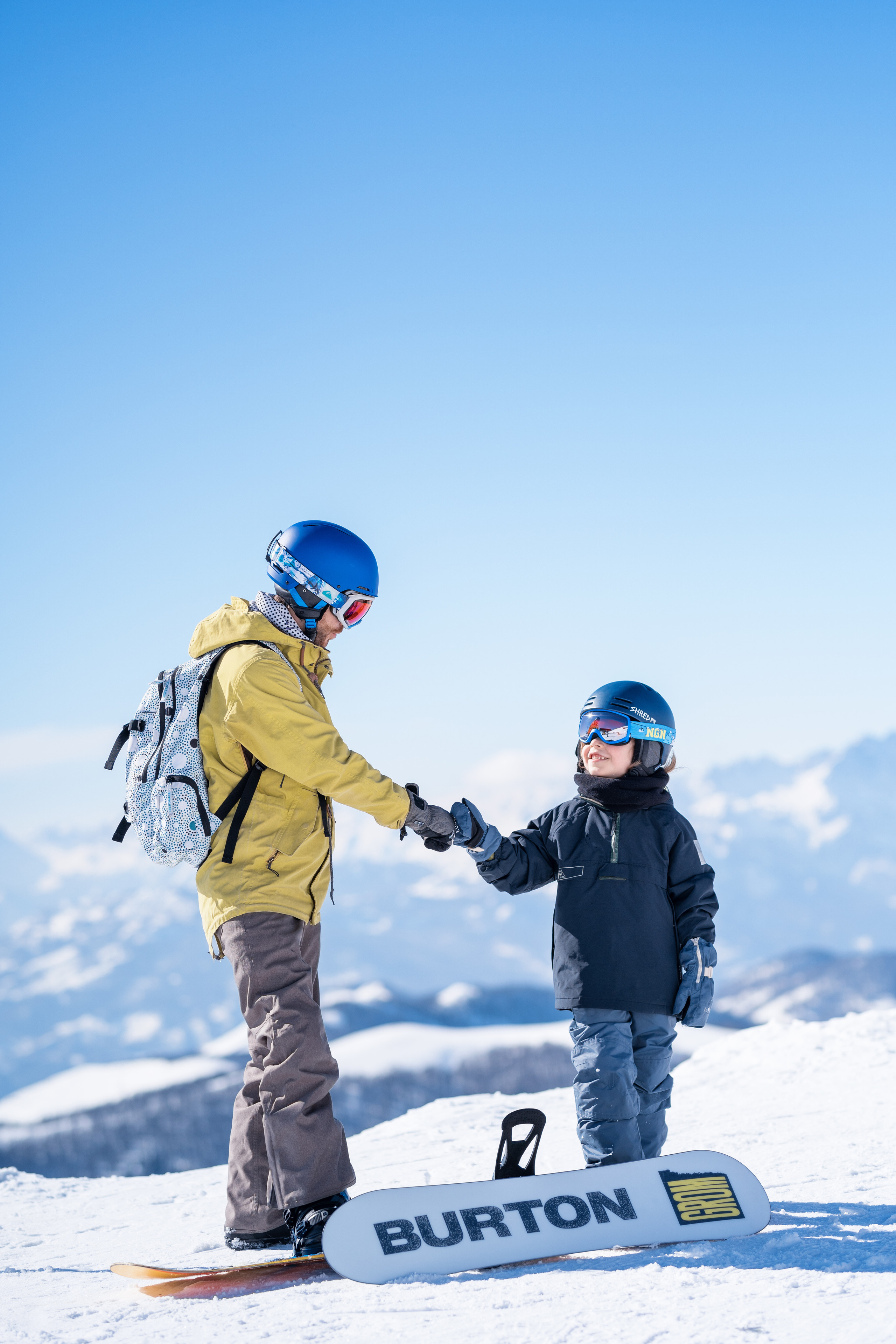 Фотосессия семьи сноубордистов. Катя Халдеева Фотограф Саратов