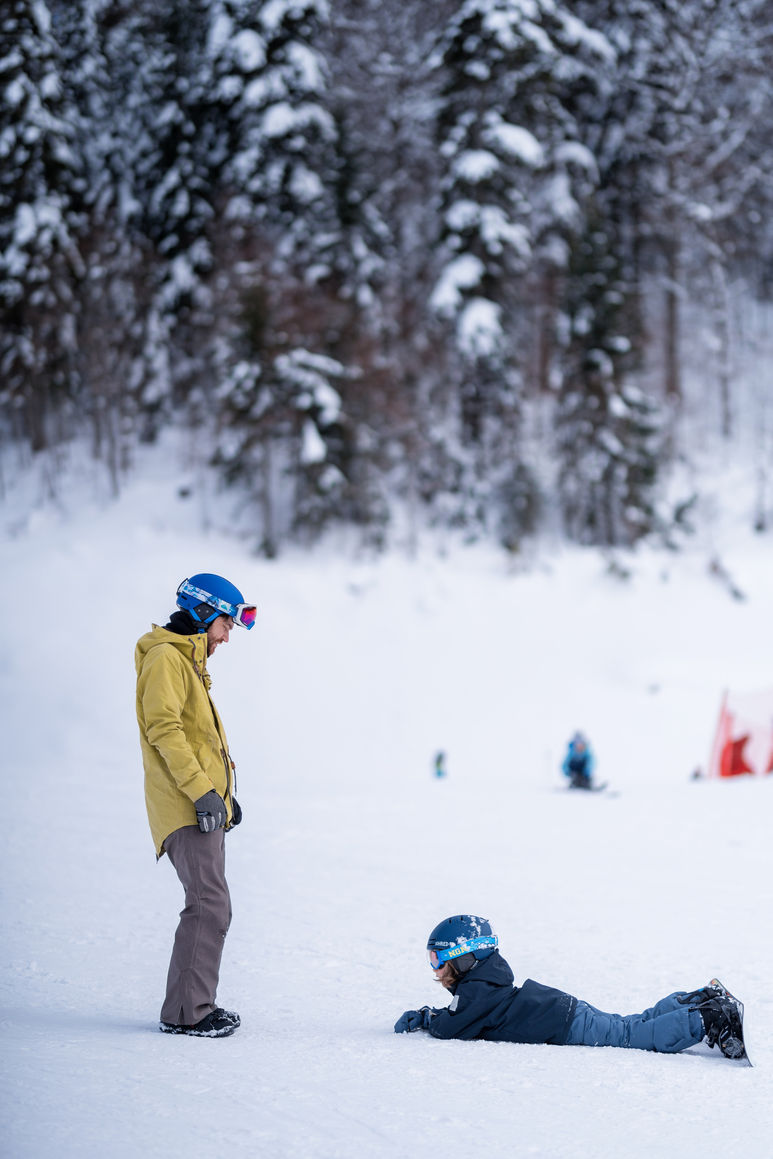 Фотосессия семьи сноубордистов. Катя Халдеева Фотограф Саратов