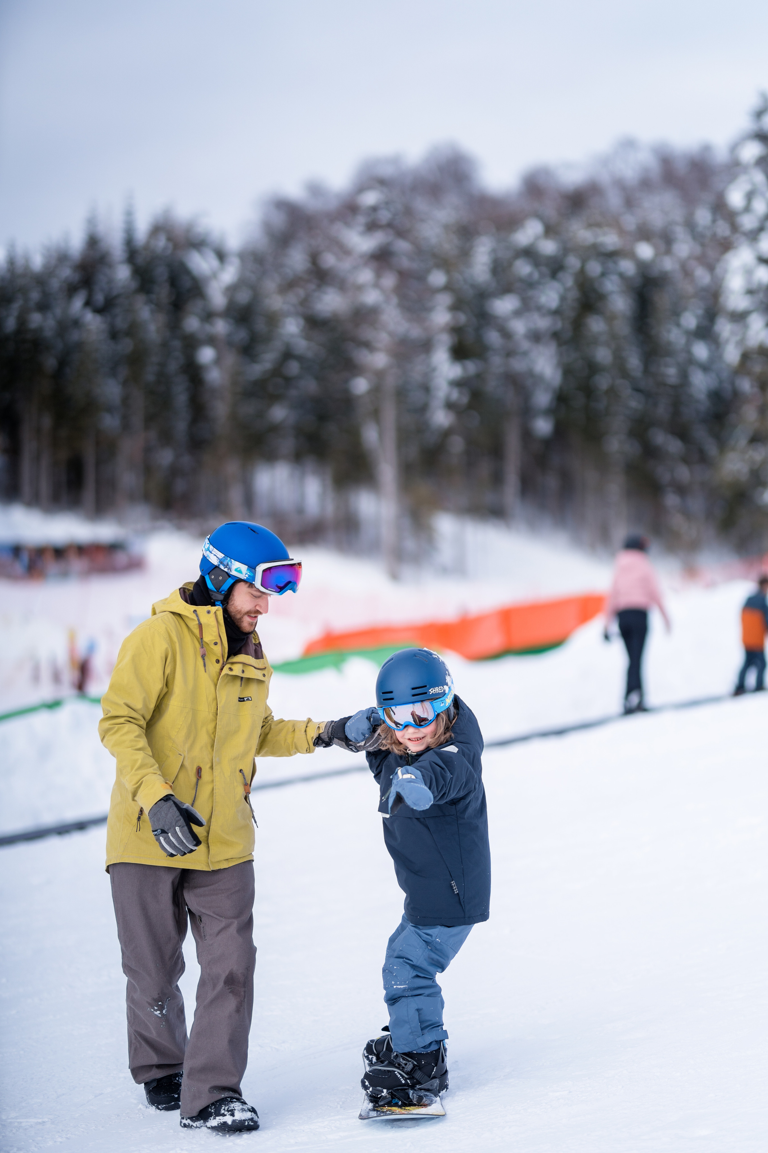 Фотосессия семьи сноубордистов. Катя Халдеева Фотограф Саратов