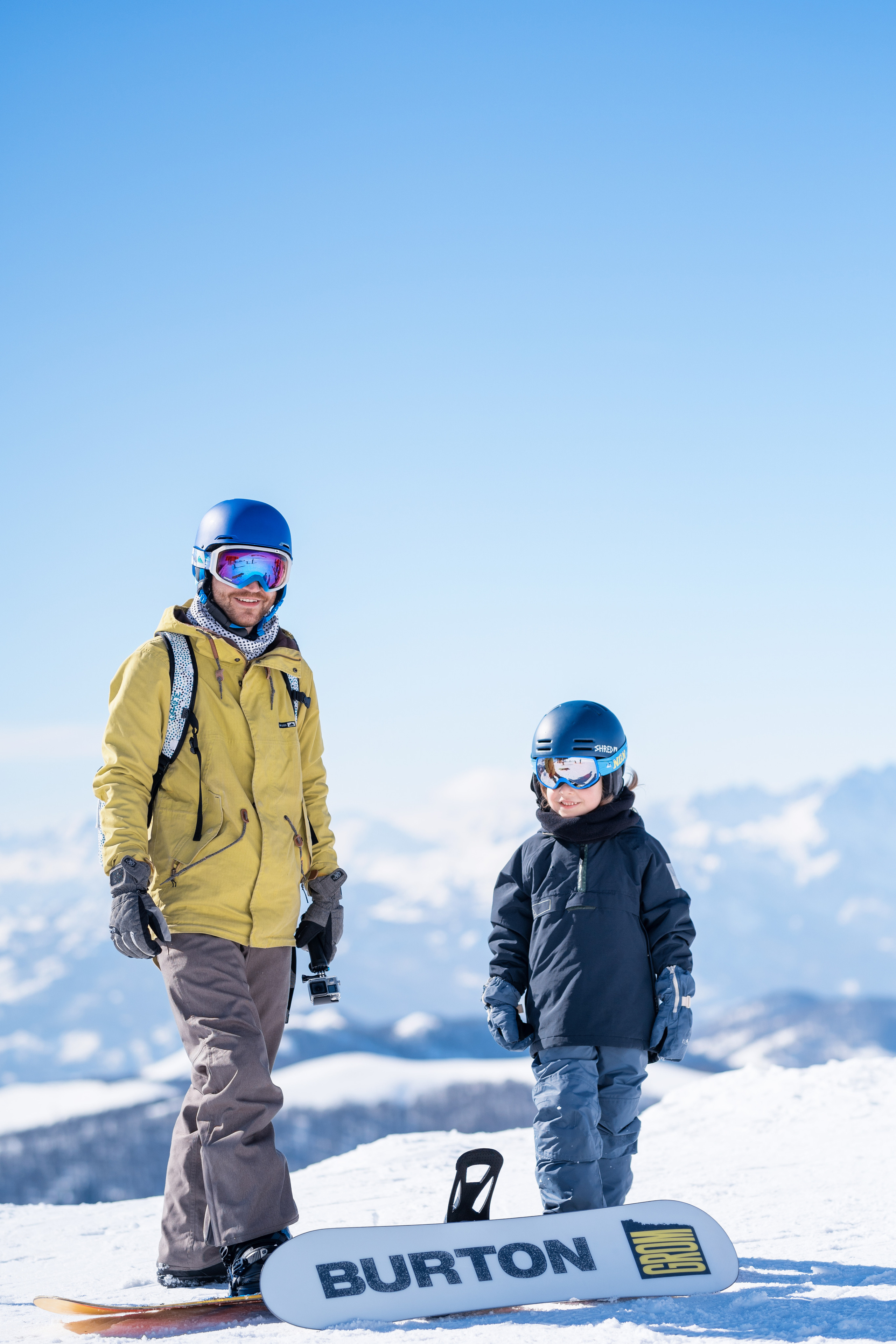 Фотосессия семьи сноубордистов. Катя Халдеева Фотограф Саратов
