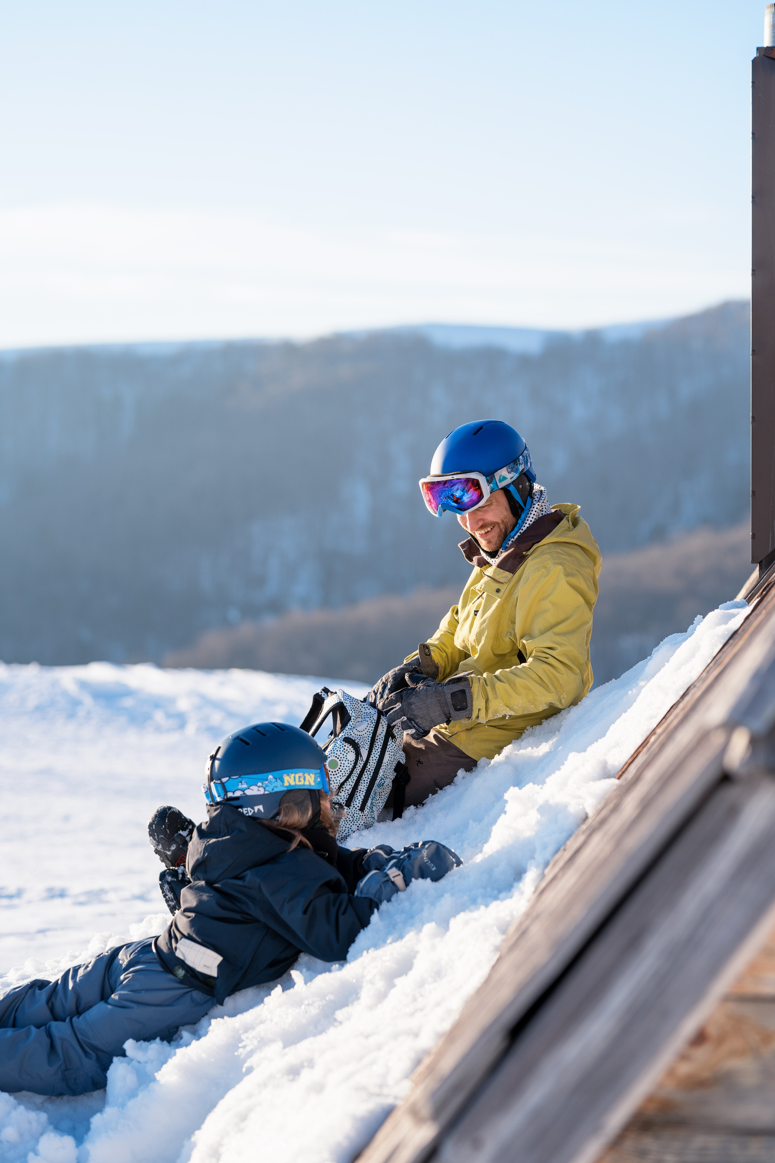 Фотосессия семьи сноубордистов. Катя Халдеева Фотограф Саратов