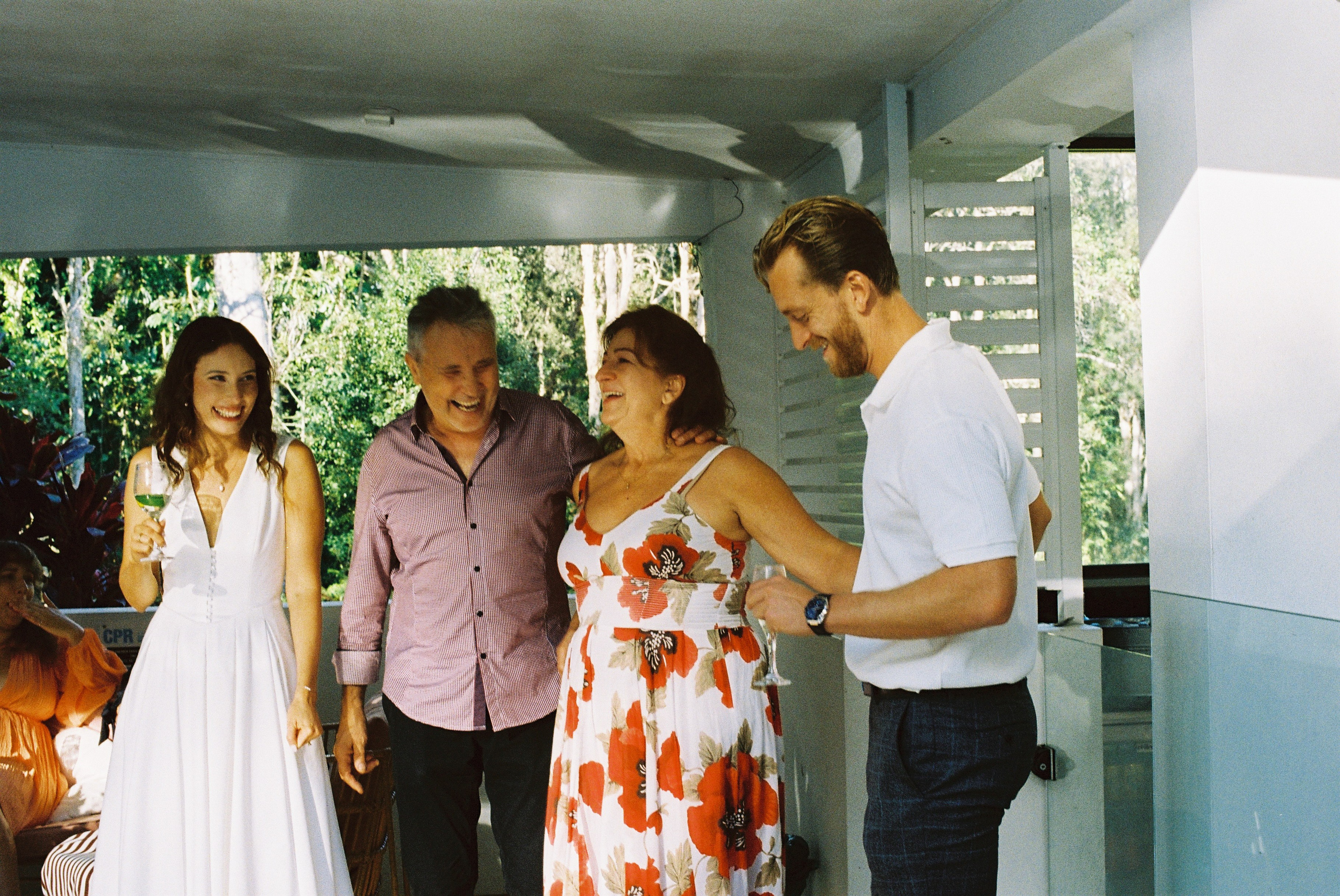 Engagement Party. Film portrait photographer