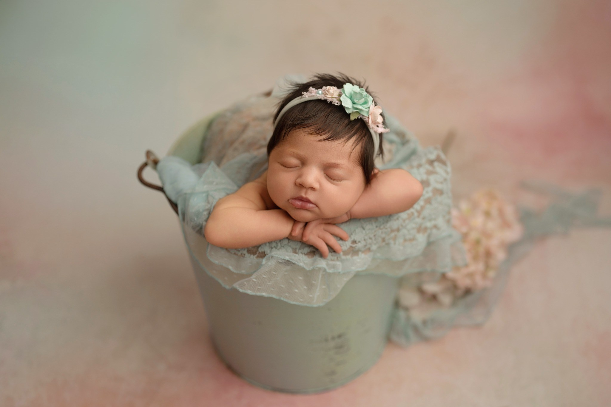 Studio newborn photography