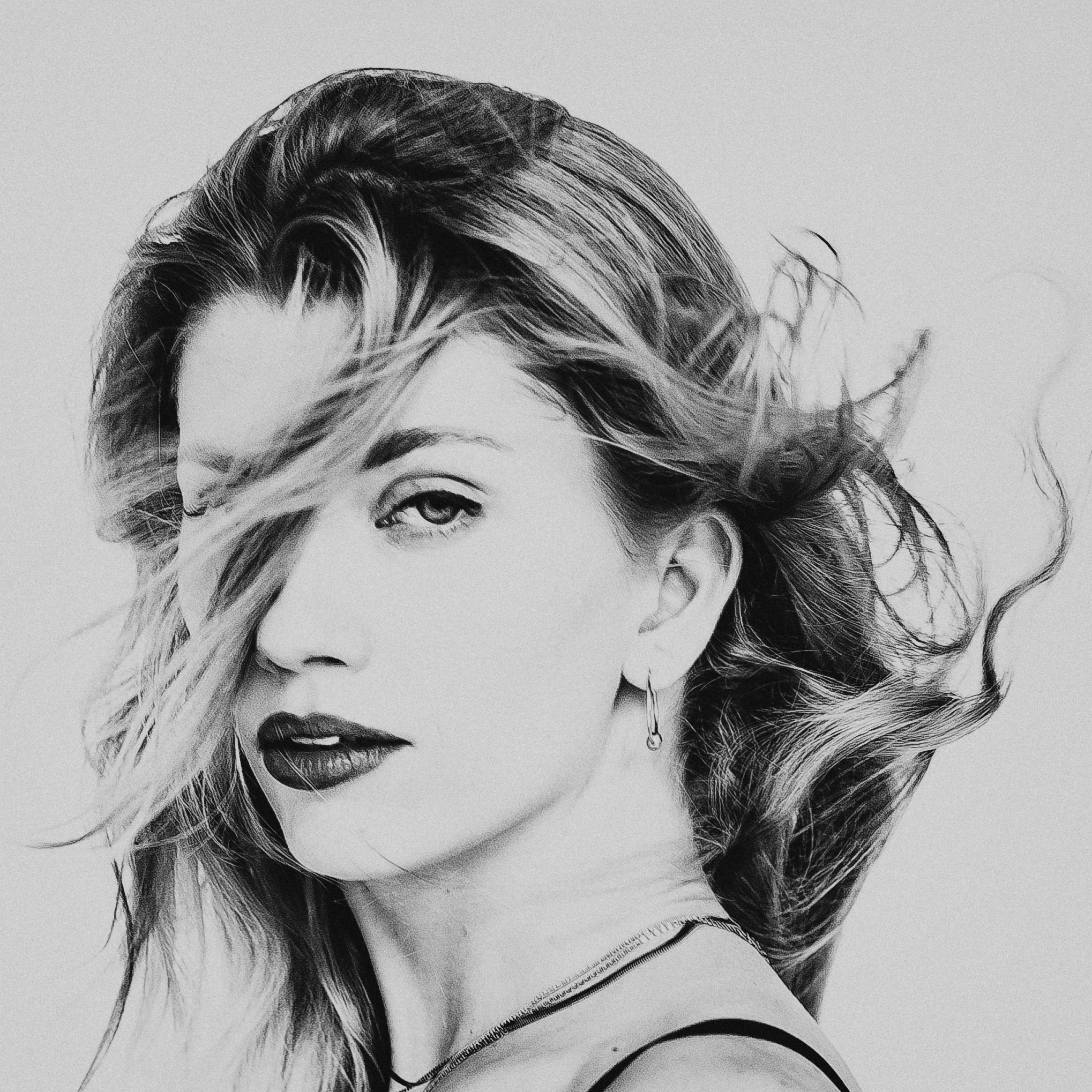 Portraits BW. Sandra Garanca Portrait and event photographer