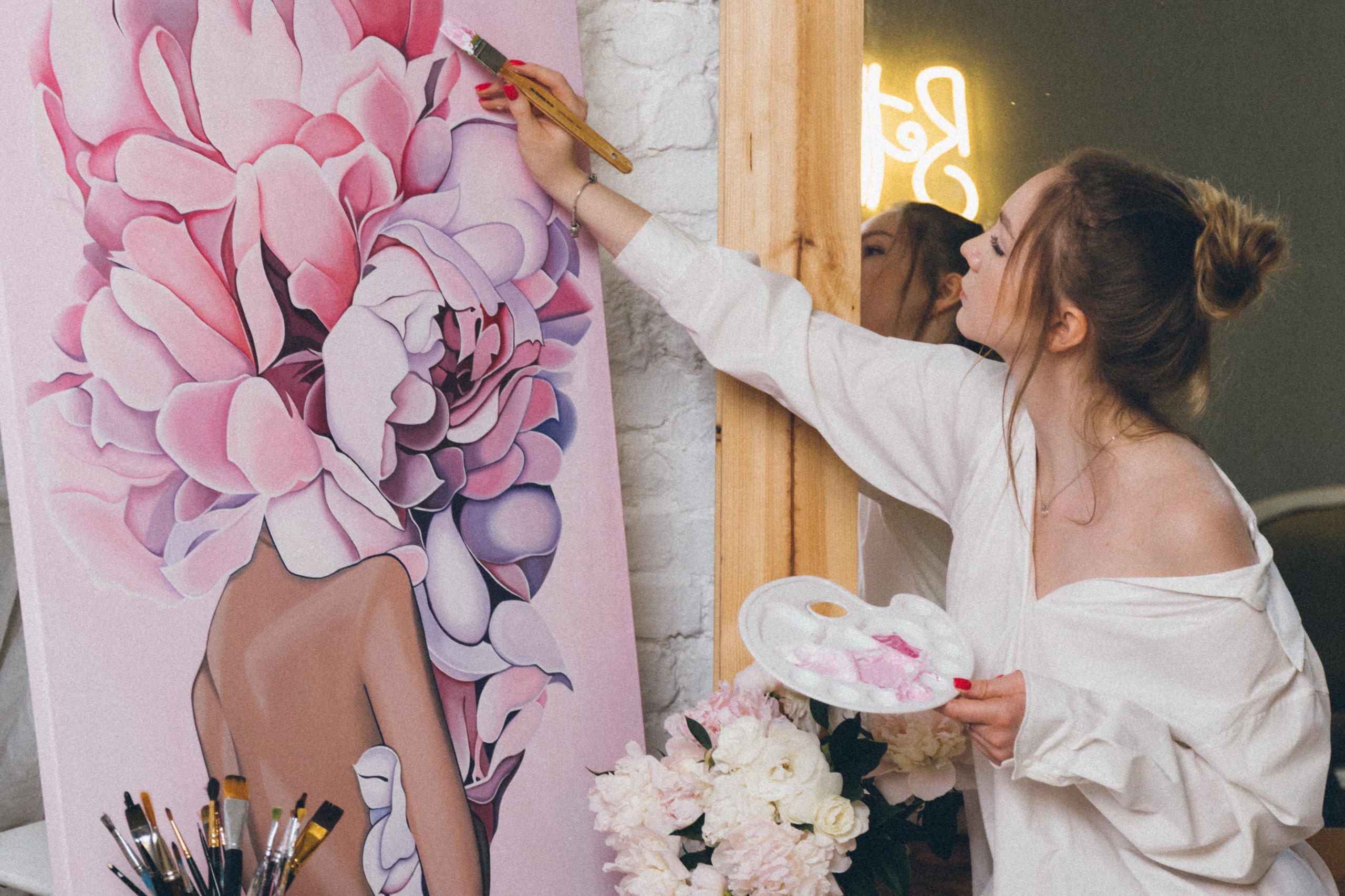 Алеся-фотосессия для художника. Фотограф Анна Кучерявая | Свадьбы и мероприятия в Дубае