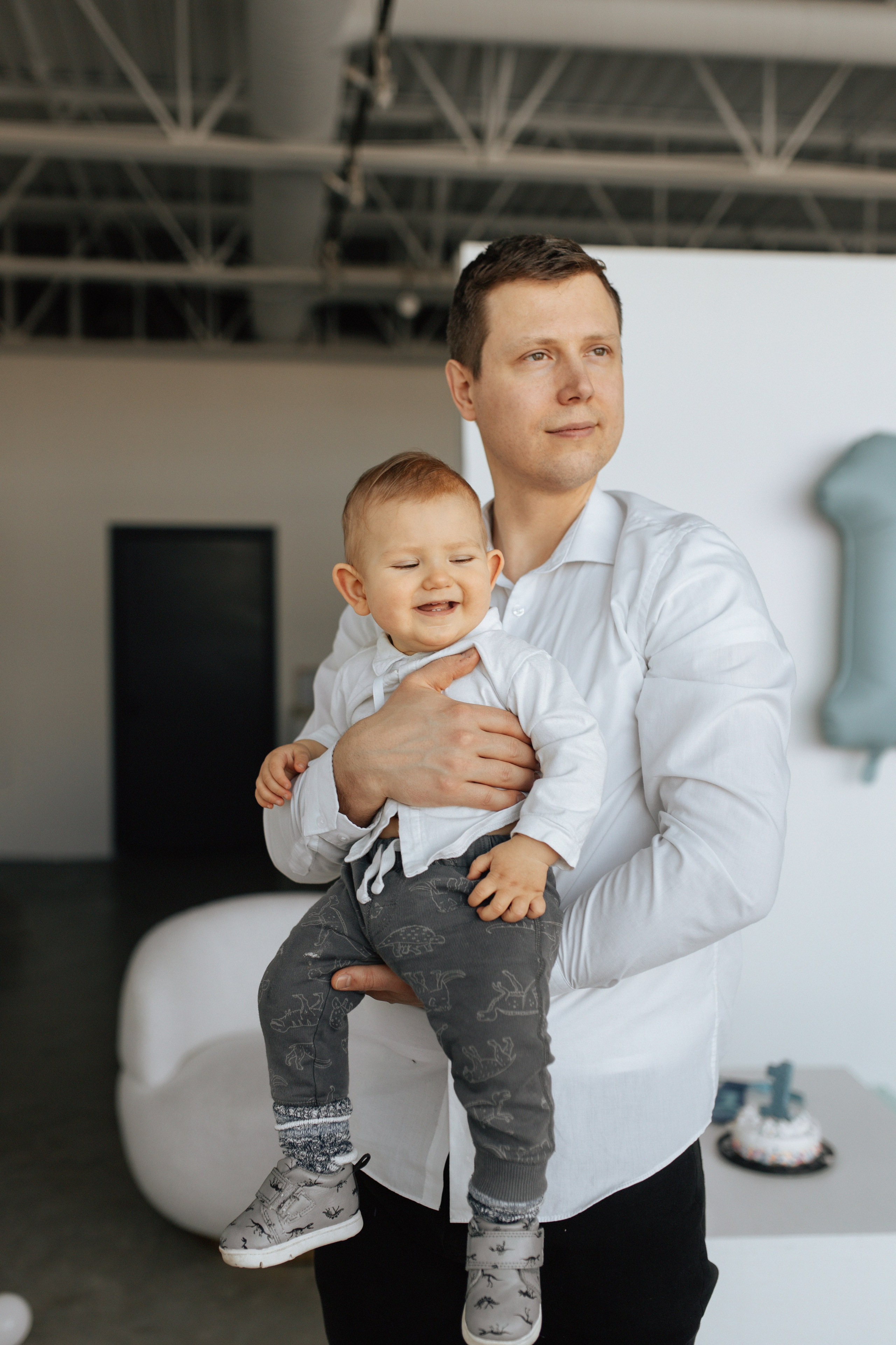 Aleksandr’s first birthday. Home