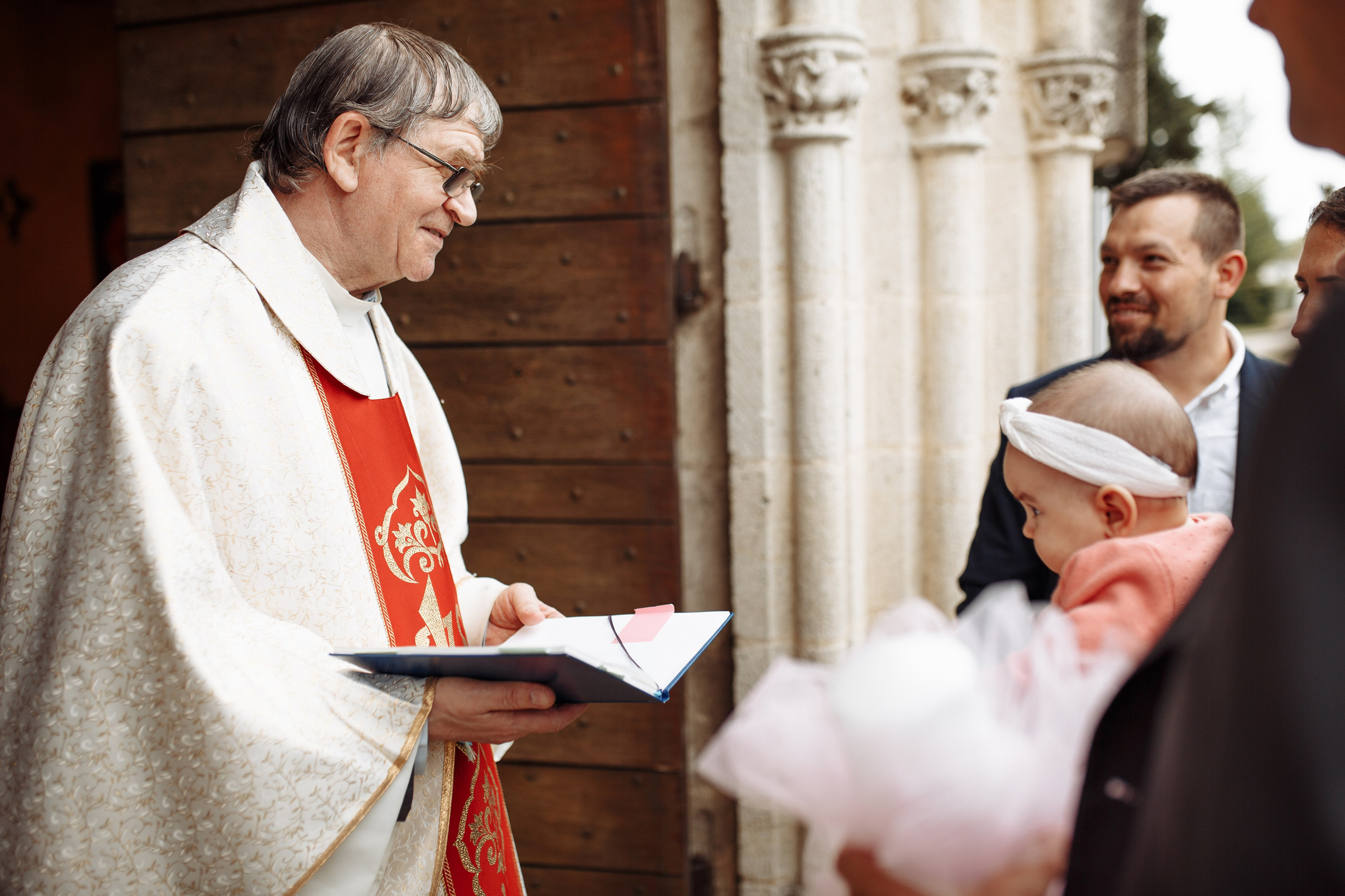 The Baptism a Sacred and Holy Event. Weeding Photographer in Bordeaux, Florin Tugui