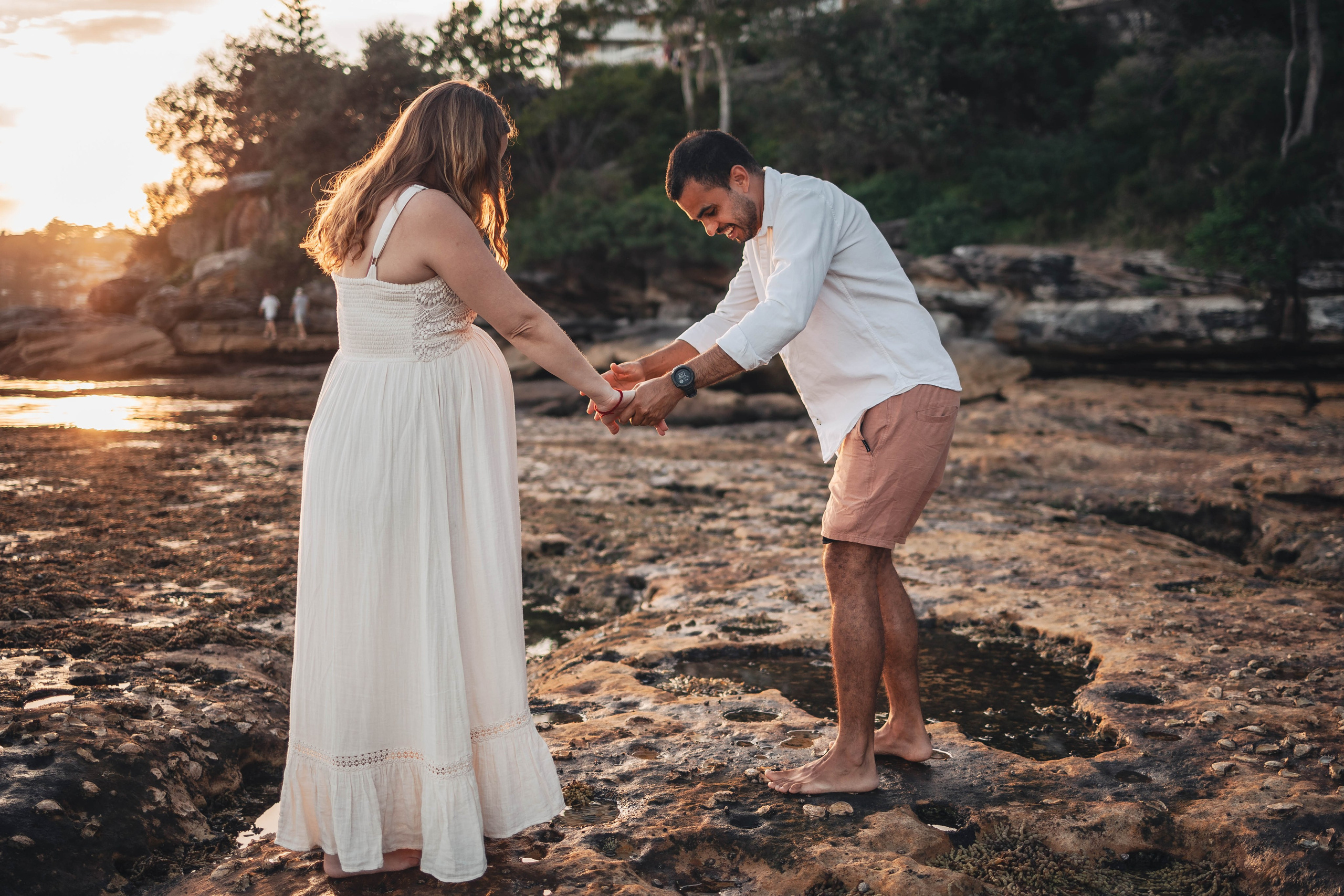 Heather + Tulio + Pregnant + Christmas. True Story Photography