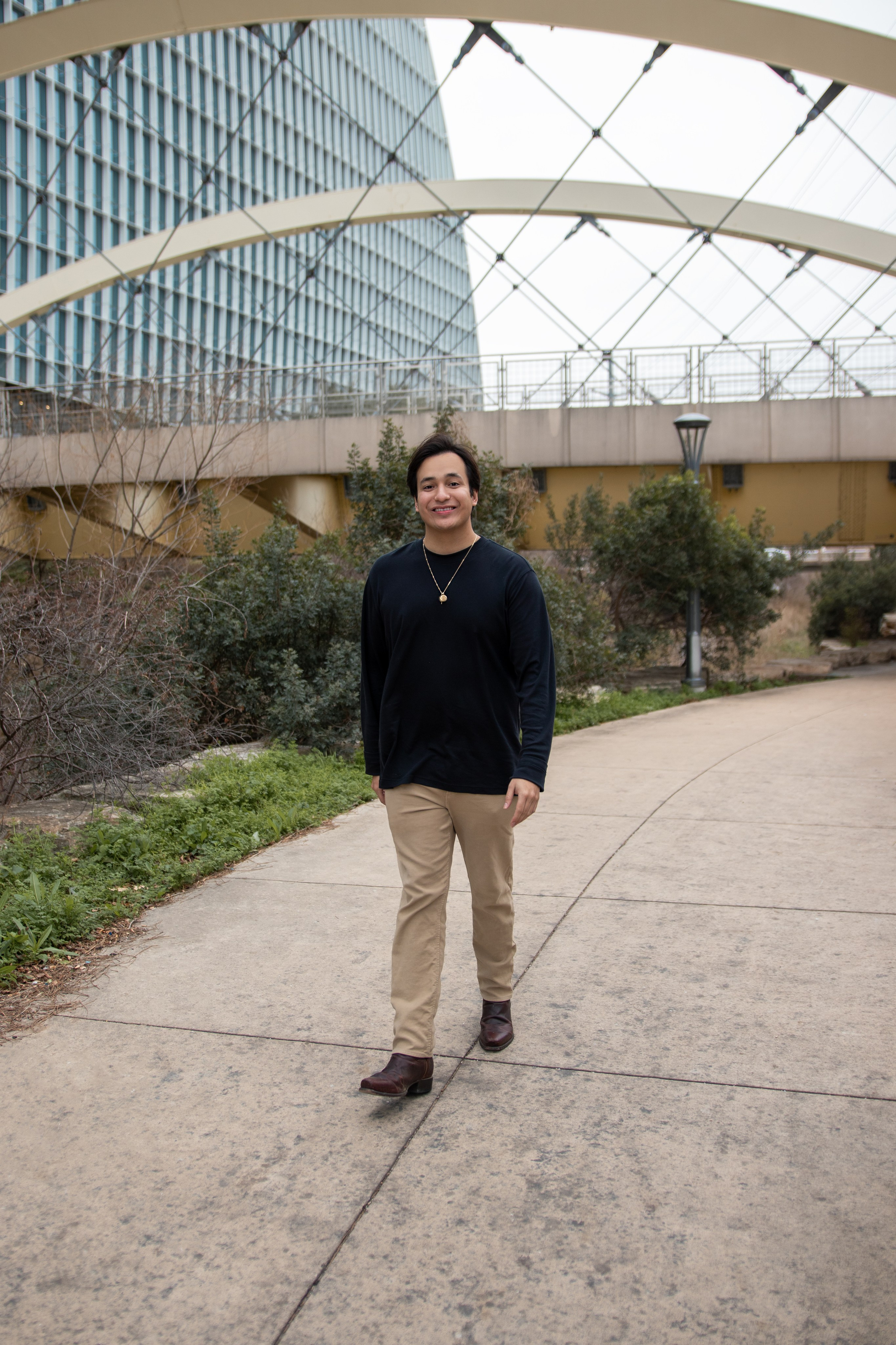 Matthew’s photoshoot in the Seaholm District in Austin