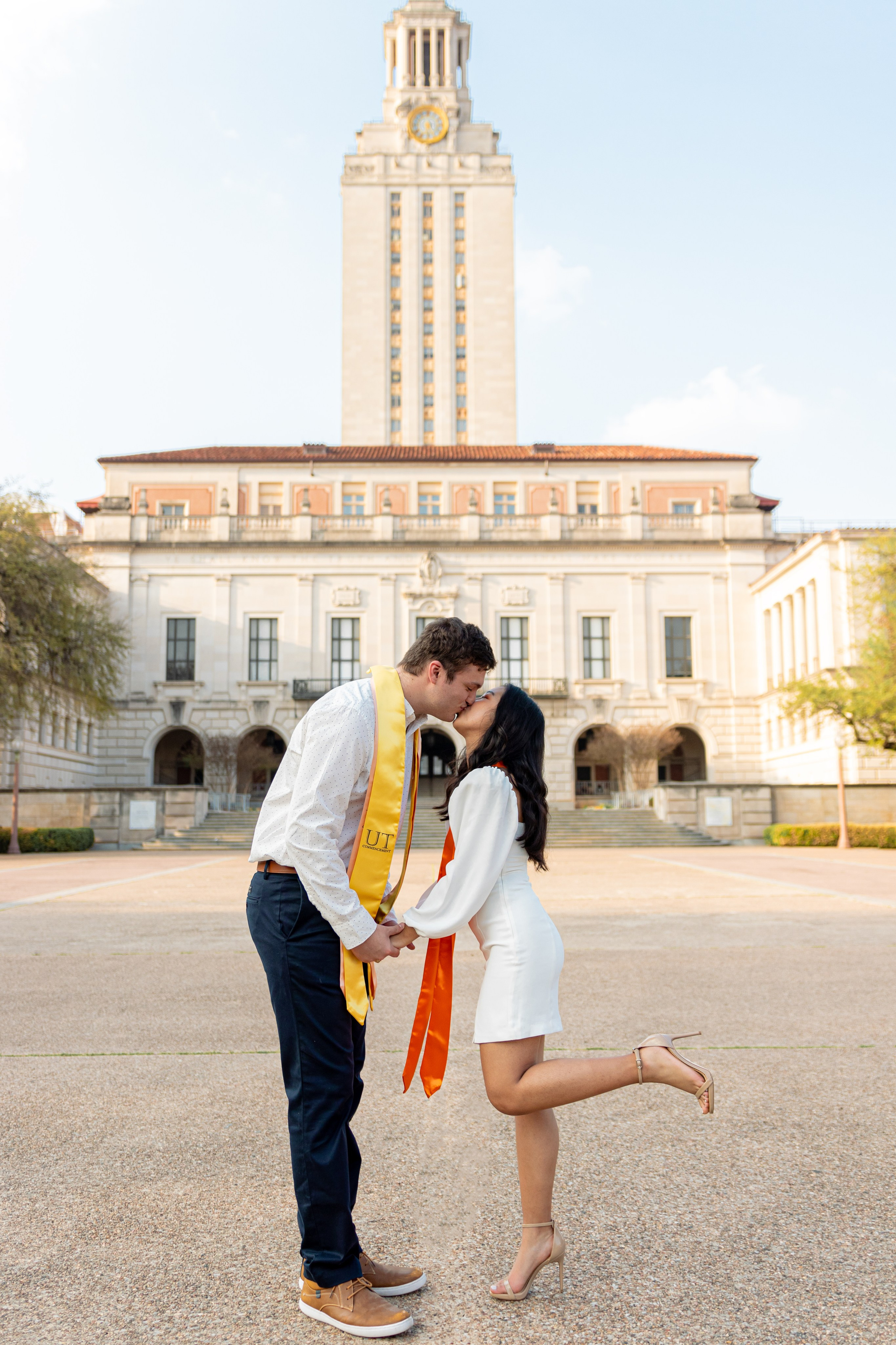 Chanmye’s senior photoshoot at the University of Texas in Austin
