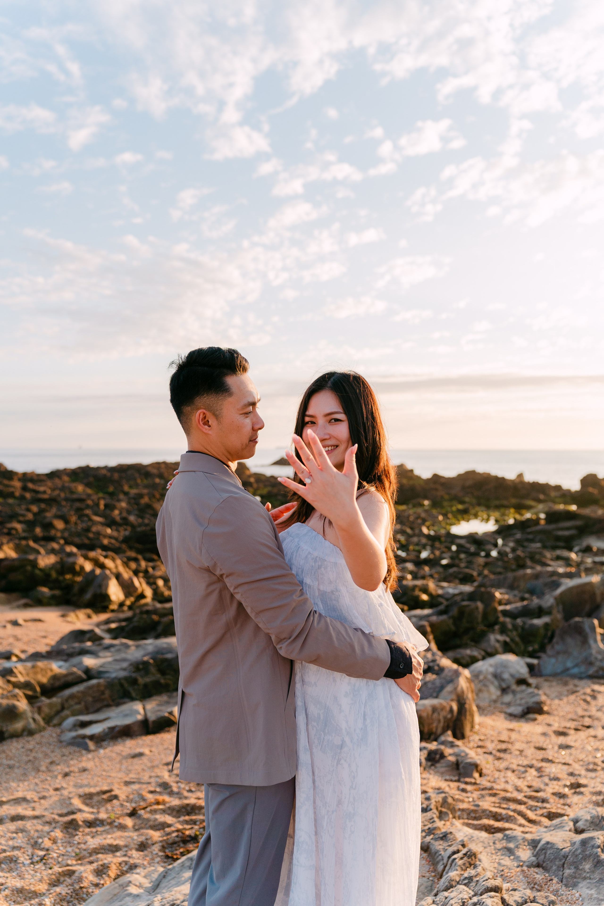Wedding Proposal at Praia do Molhe