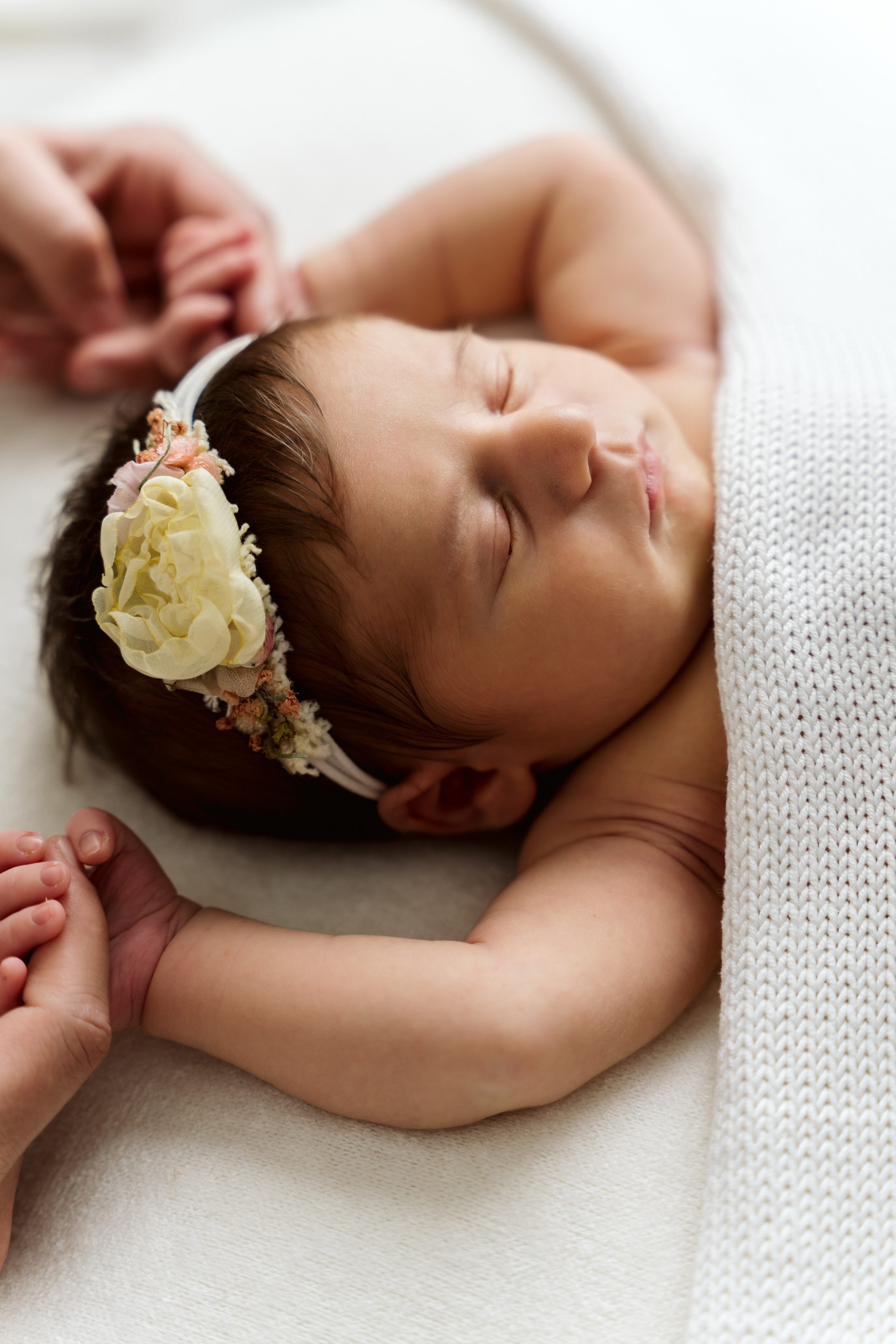 Newborn 2025. Svitlana Miahka fotografa a Genova
