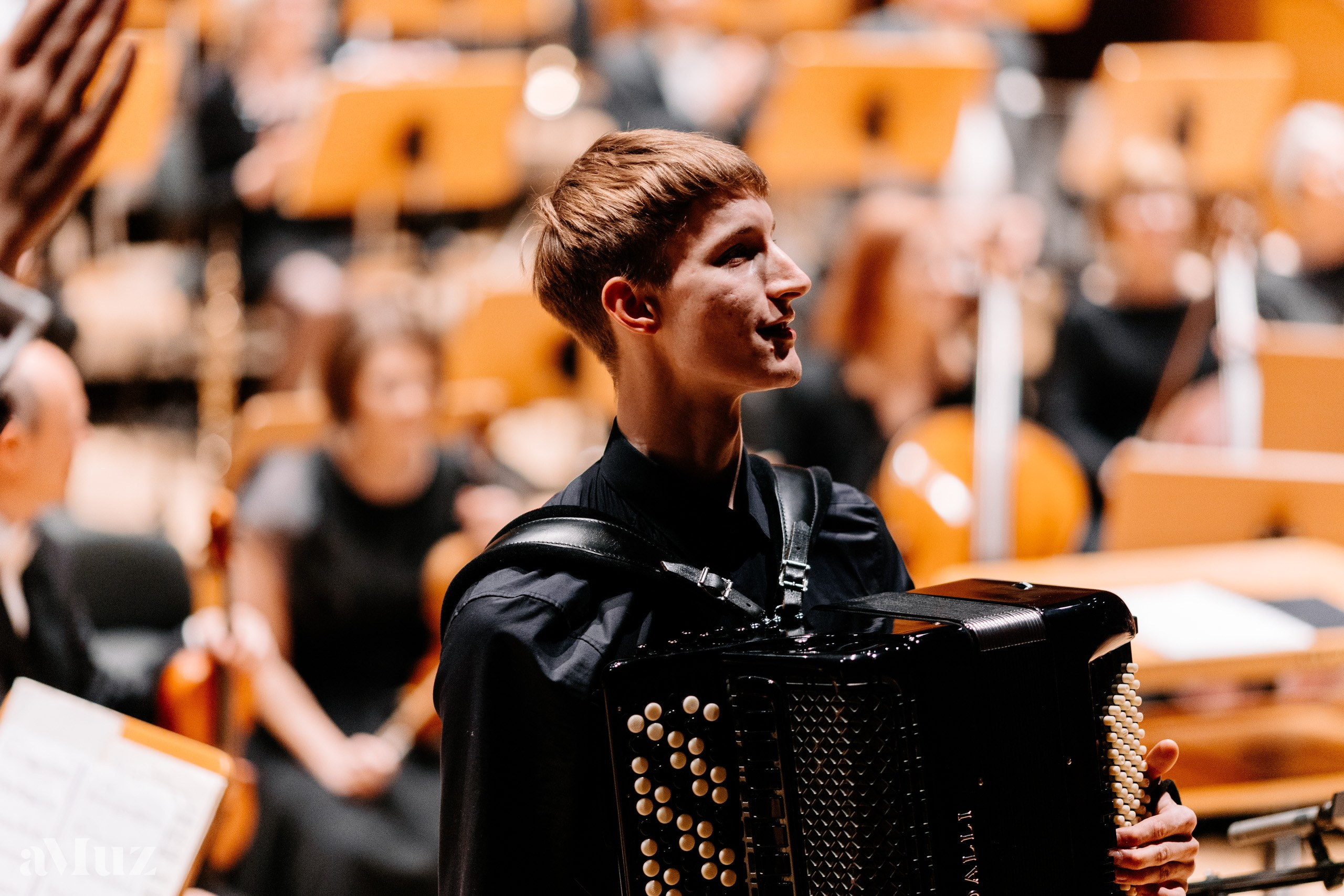 Koncert dyplomantów aMuz w Polskiej Filharmonii Bałtyckiej. Fotograf Ślubny Warszawa - Sesje Biznesowe Rodzinne Eventy
