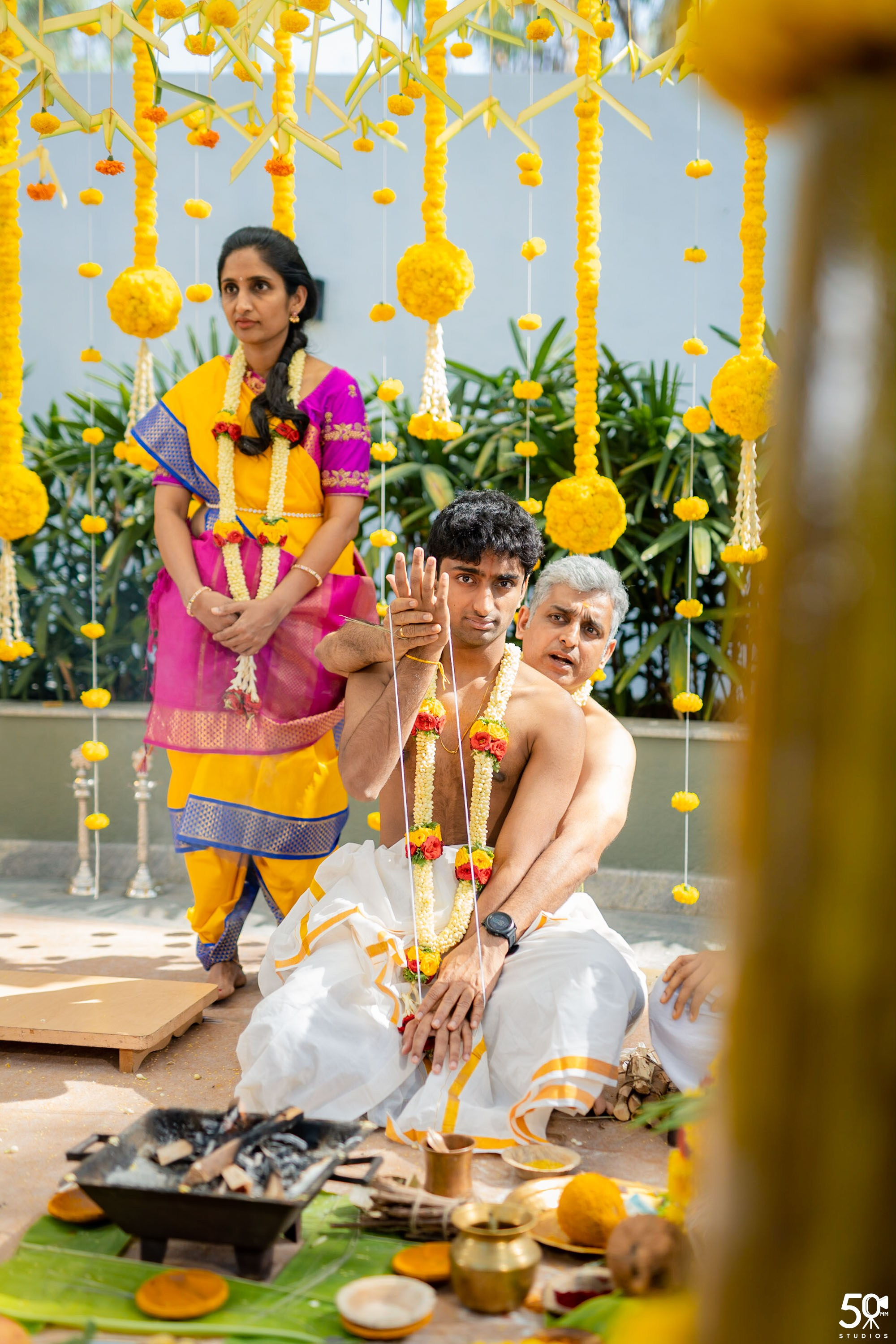 SANJAY AND SAKETH UPANAYANA. 50mm STUDIOS