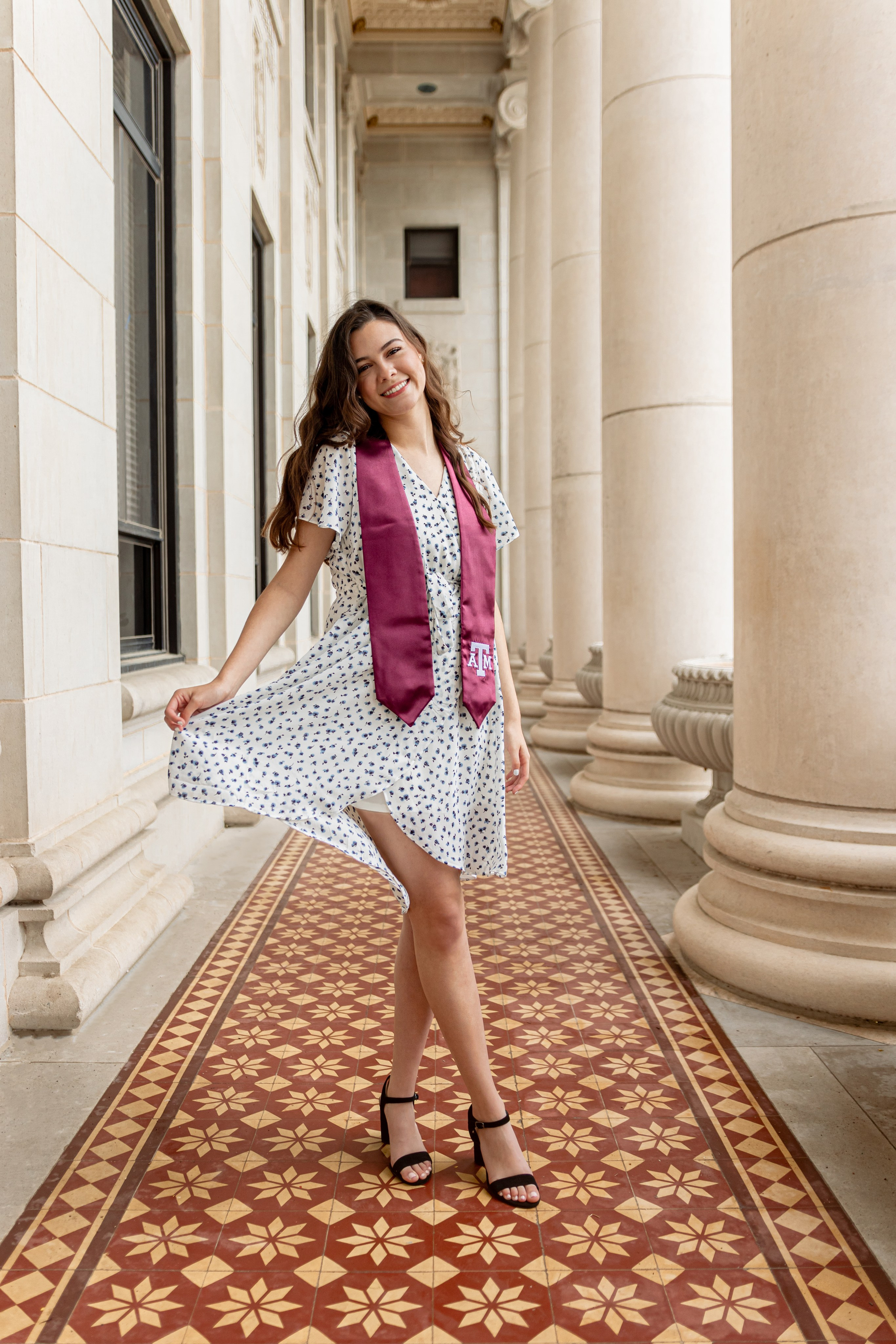 Lauren’s graduation photoshoot at Texas A&M University