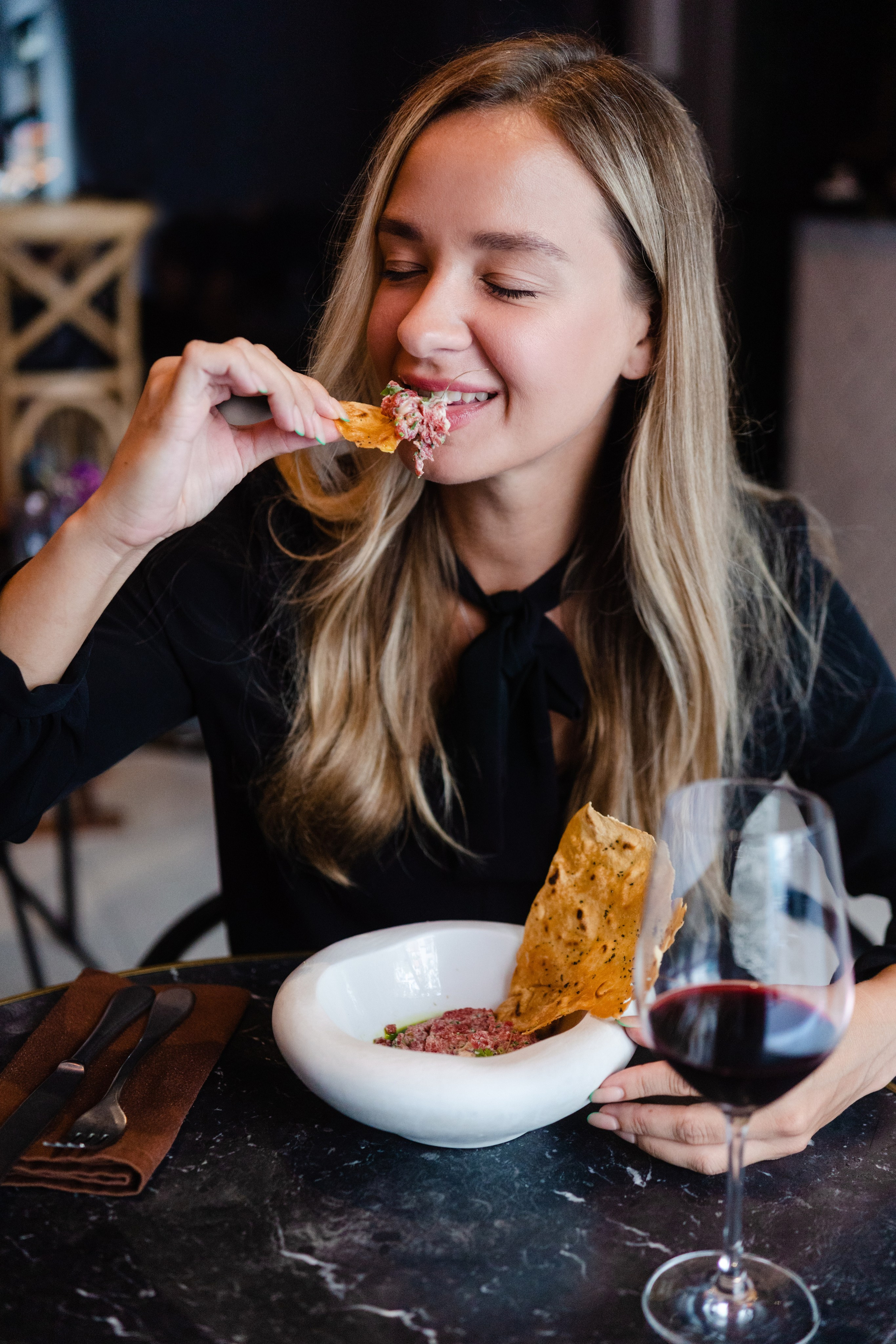 Restaurante Vynogrado. Photographer Kristina Dorina