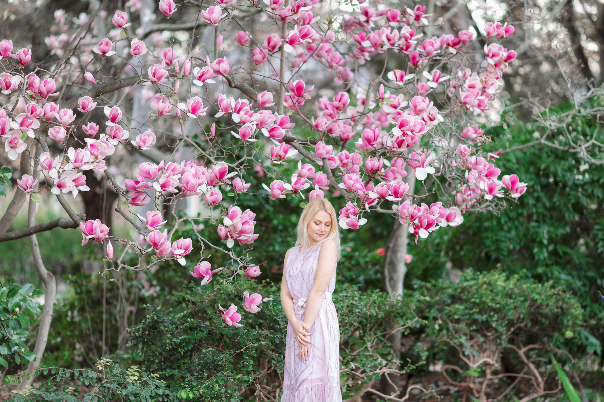 Magnolia Photoshoot. Los Angeles portrait photographer Valeria Kasatkina