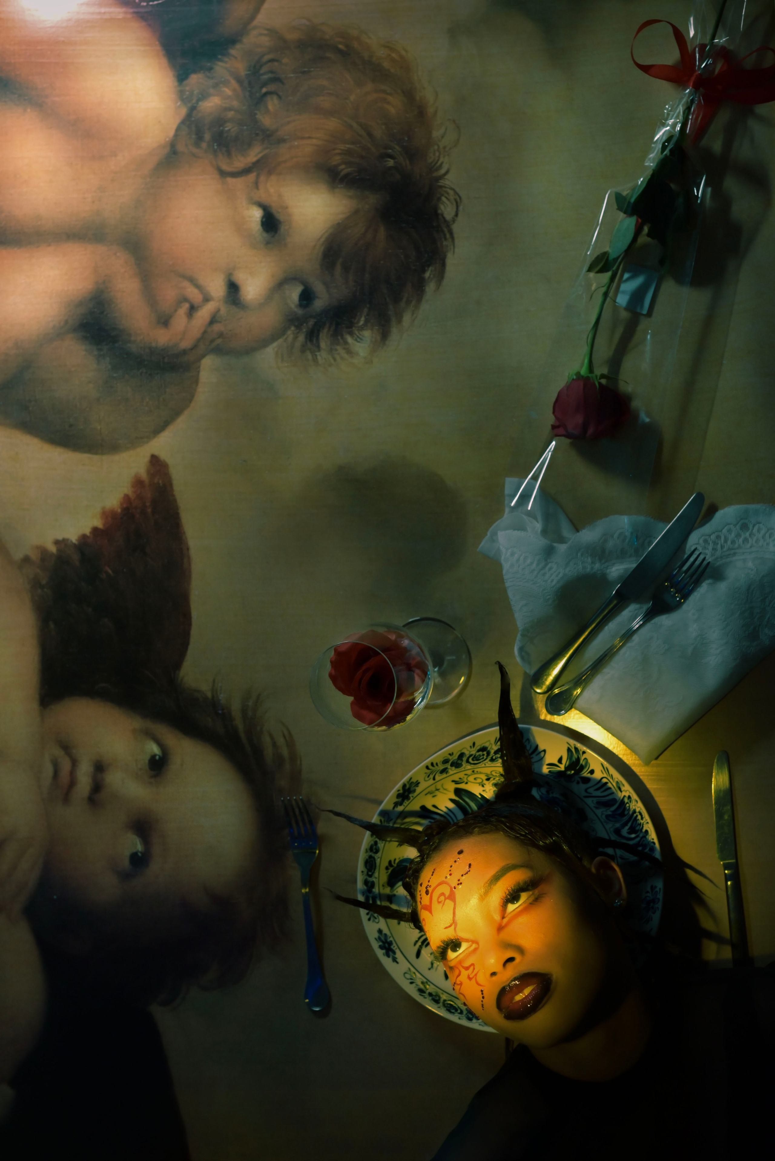 Shooting ragazza studio