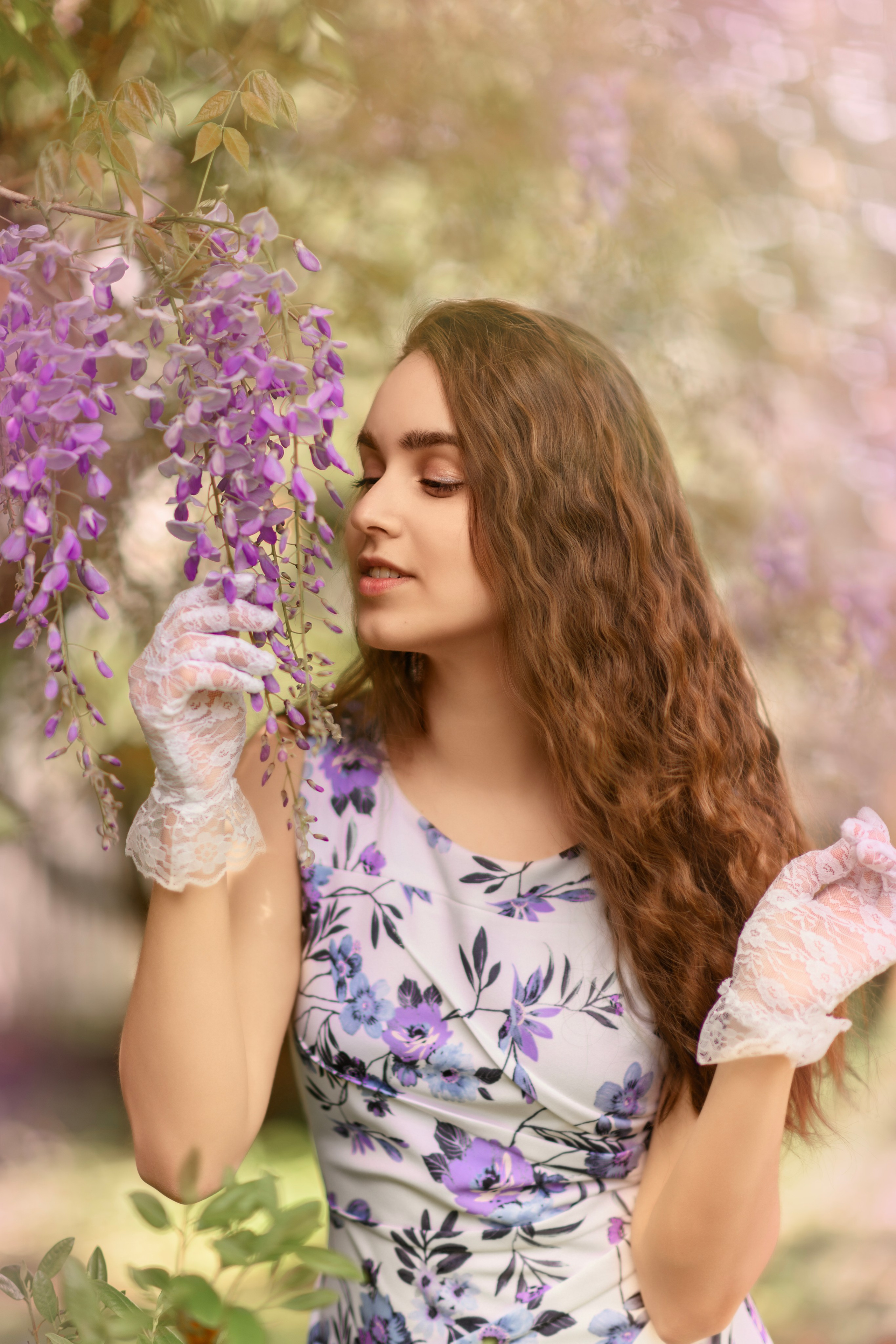 Lilac garden. Wedding & portrait photography in the Seattle Area. Helen Michelle photographer