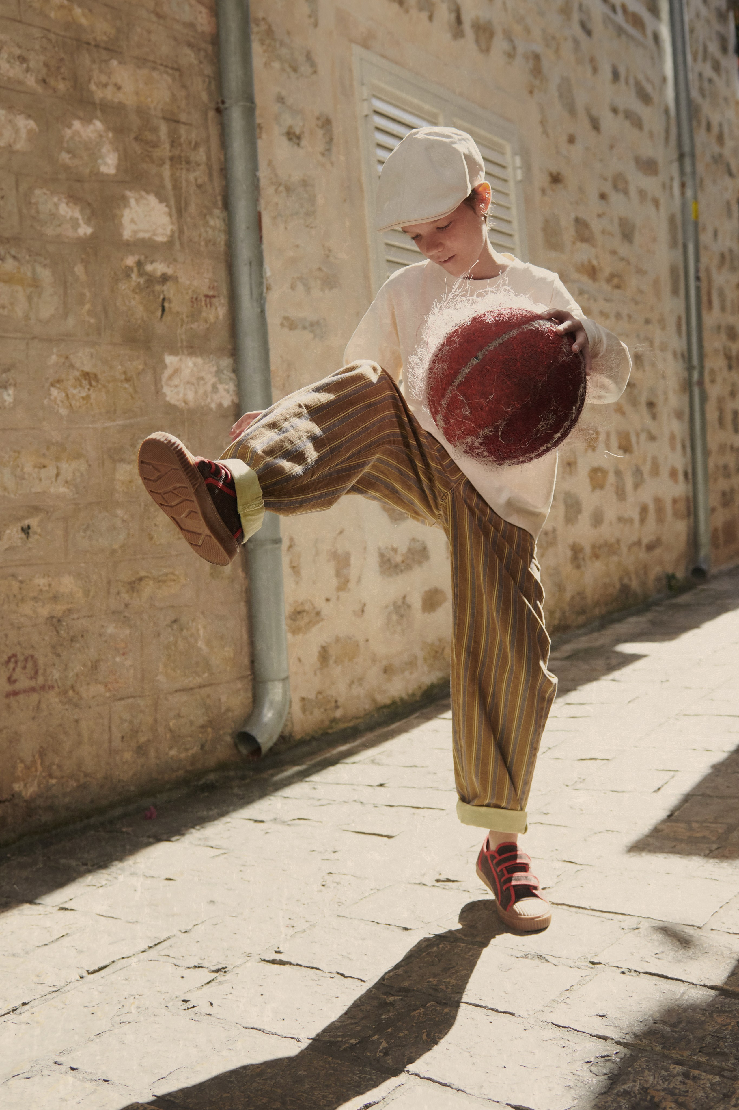 campaign shooting for kids clothing brand