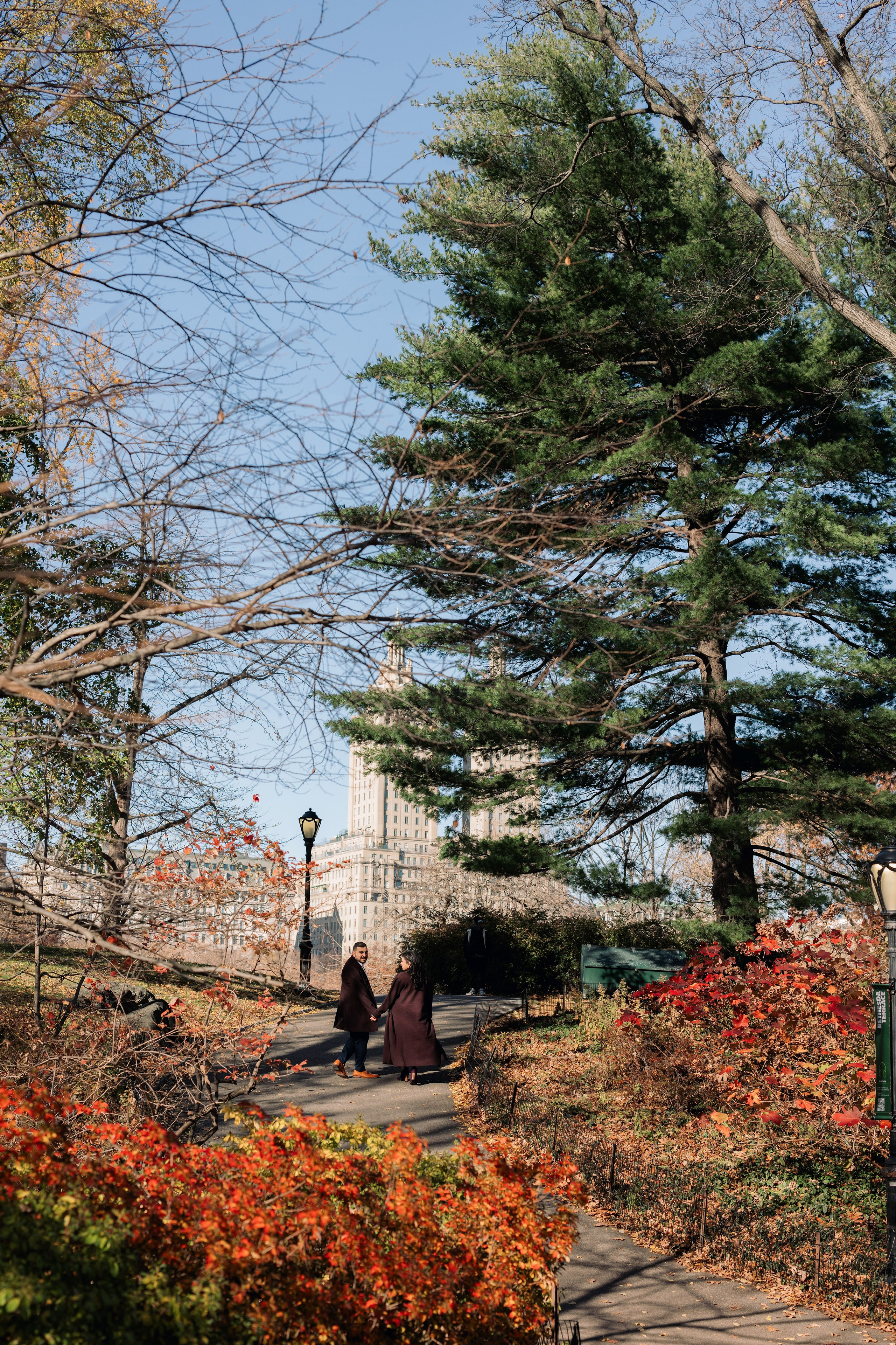Marina and Mina | Central Park Engagement Session