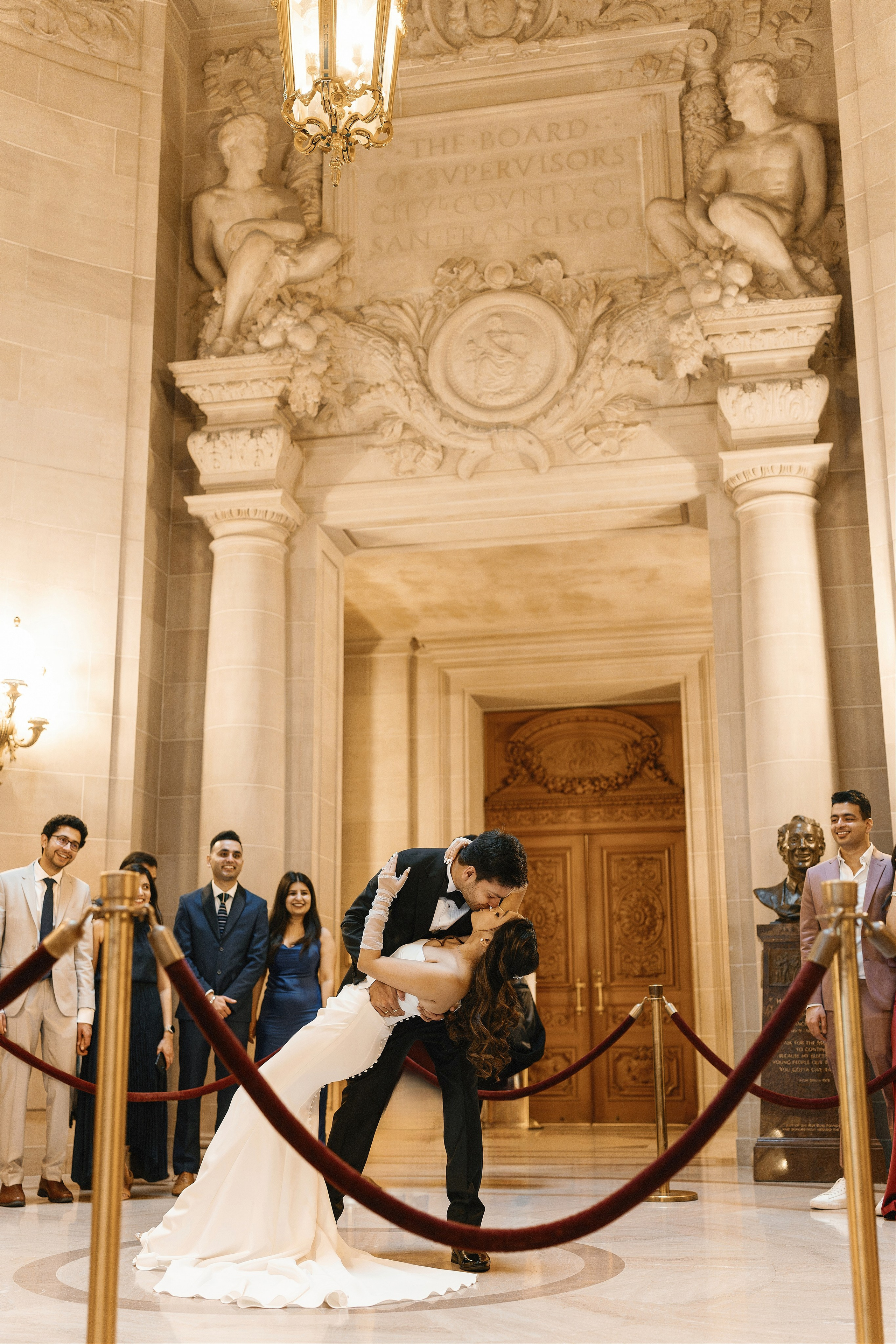 San Francisco City Hall Wedding. Wedding Photography & Videography Team in California, Los Angeles, San Francisco, San Diego and Travel