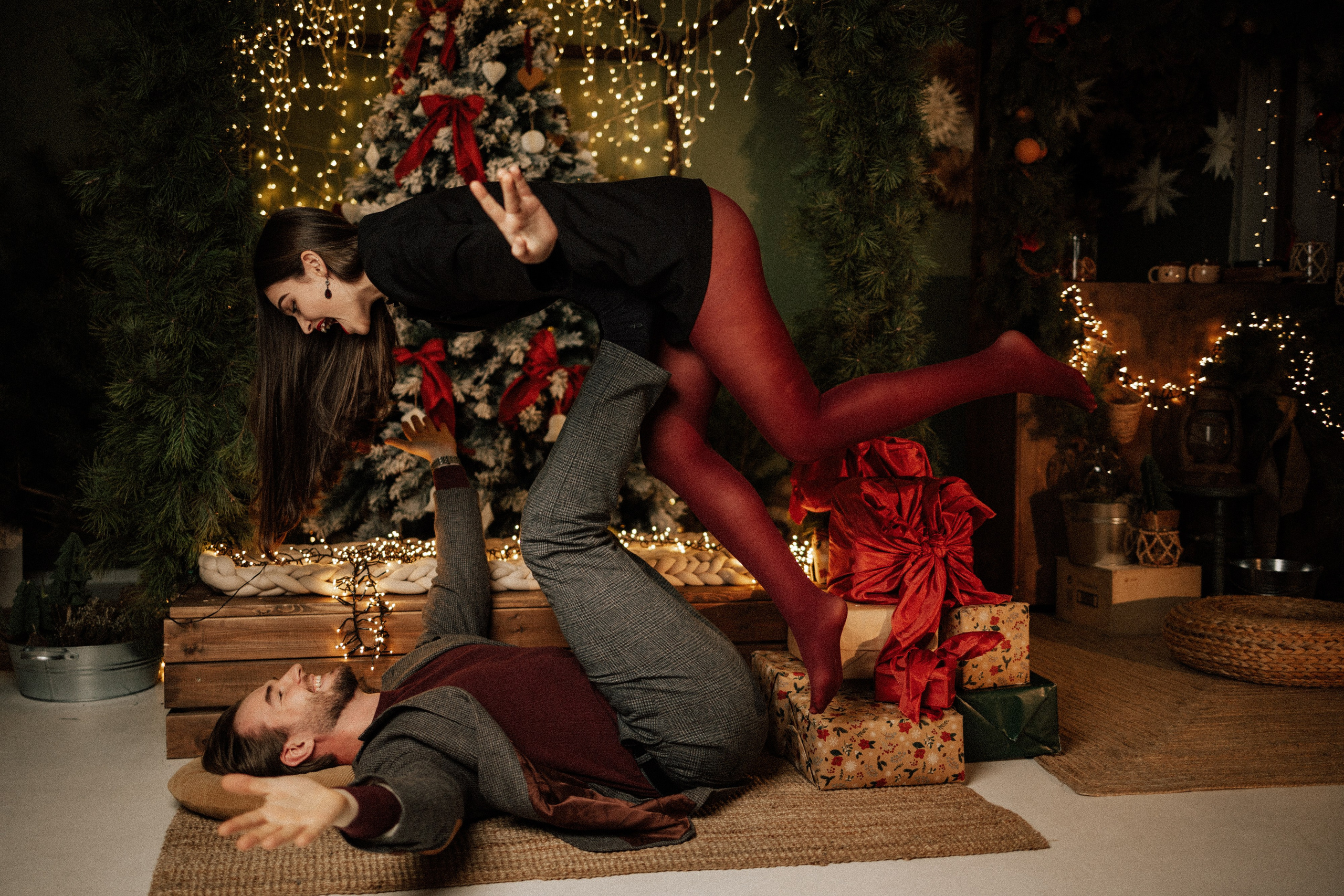 Christmas photoshoot. Destination wedding and fashion photographer in Riga Igor Davidovich