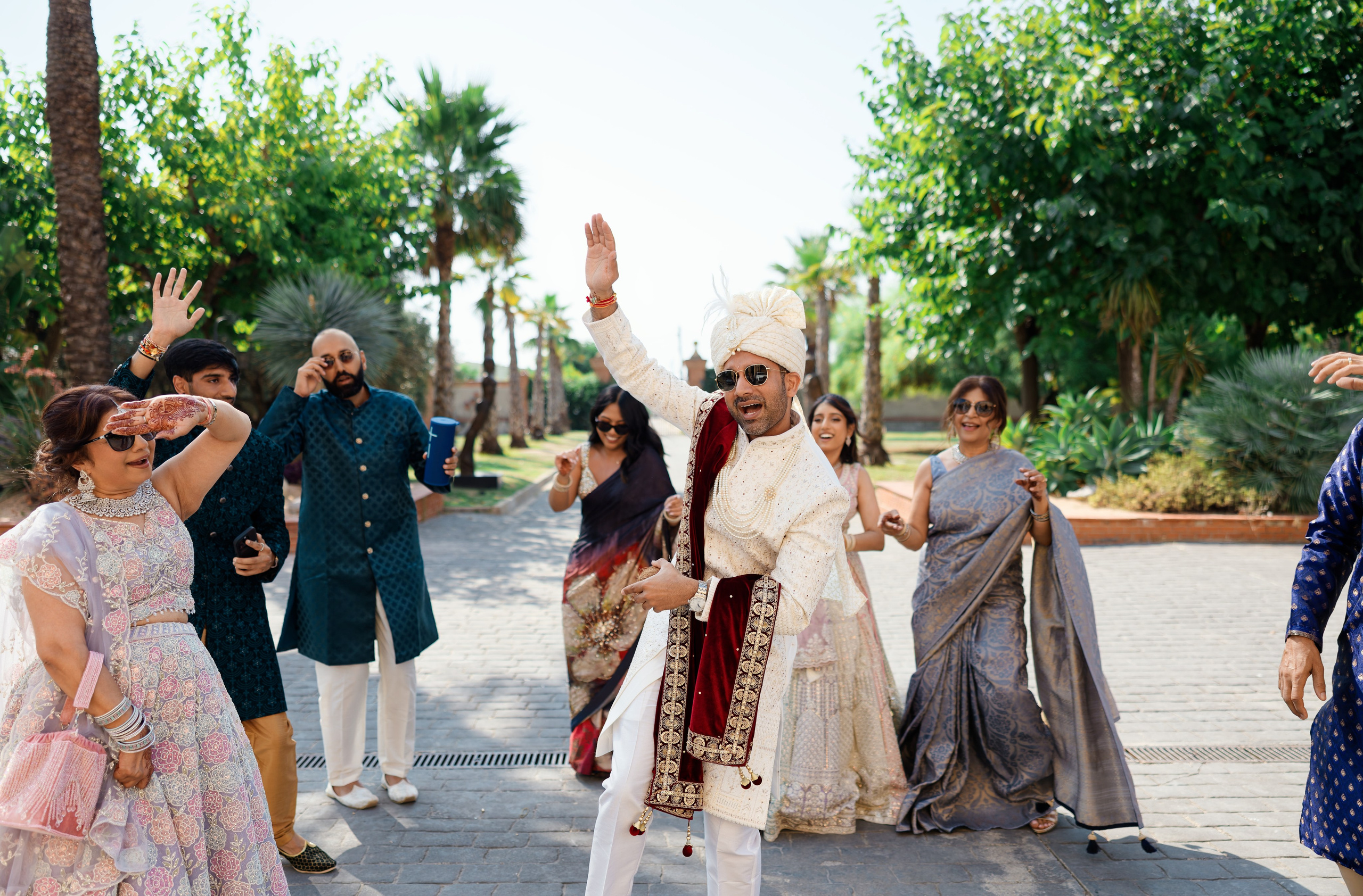 Indian wedding at Gran Villa Rosa, Barcelona