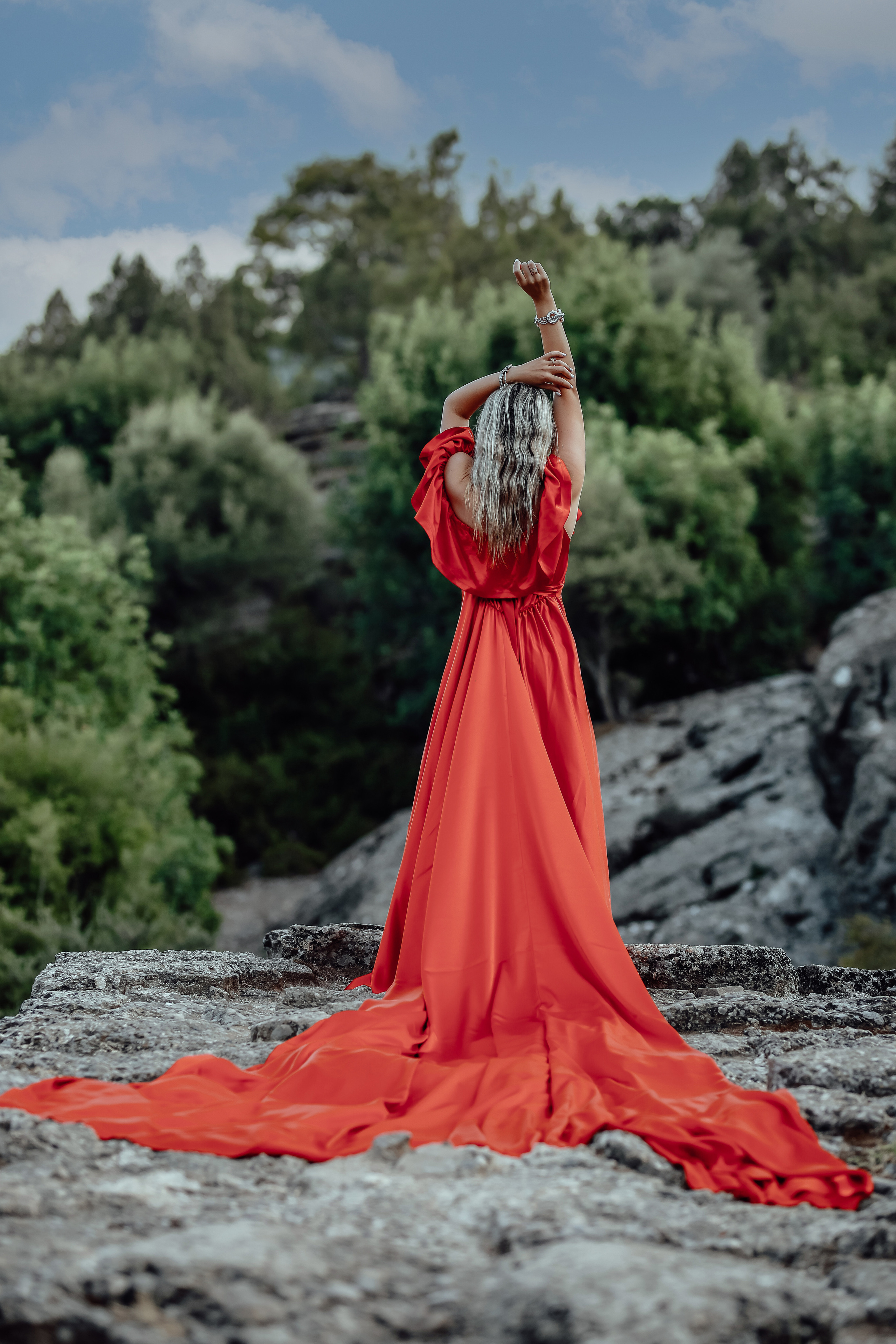 Photoshooting on an antique brige. Photographer in Turkey, Antalya, Kemer, Belek, Side, Kas, Fethiye