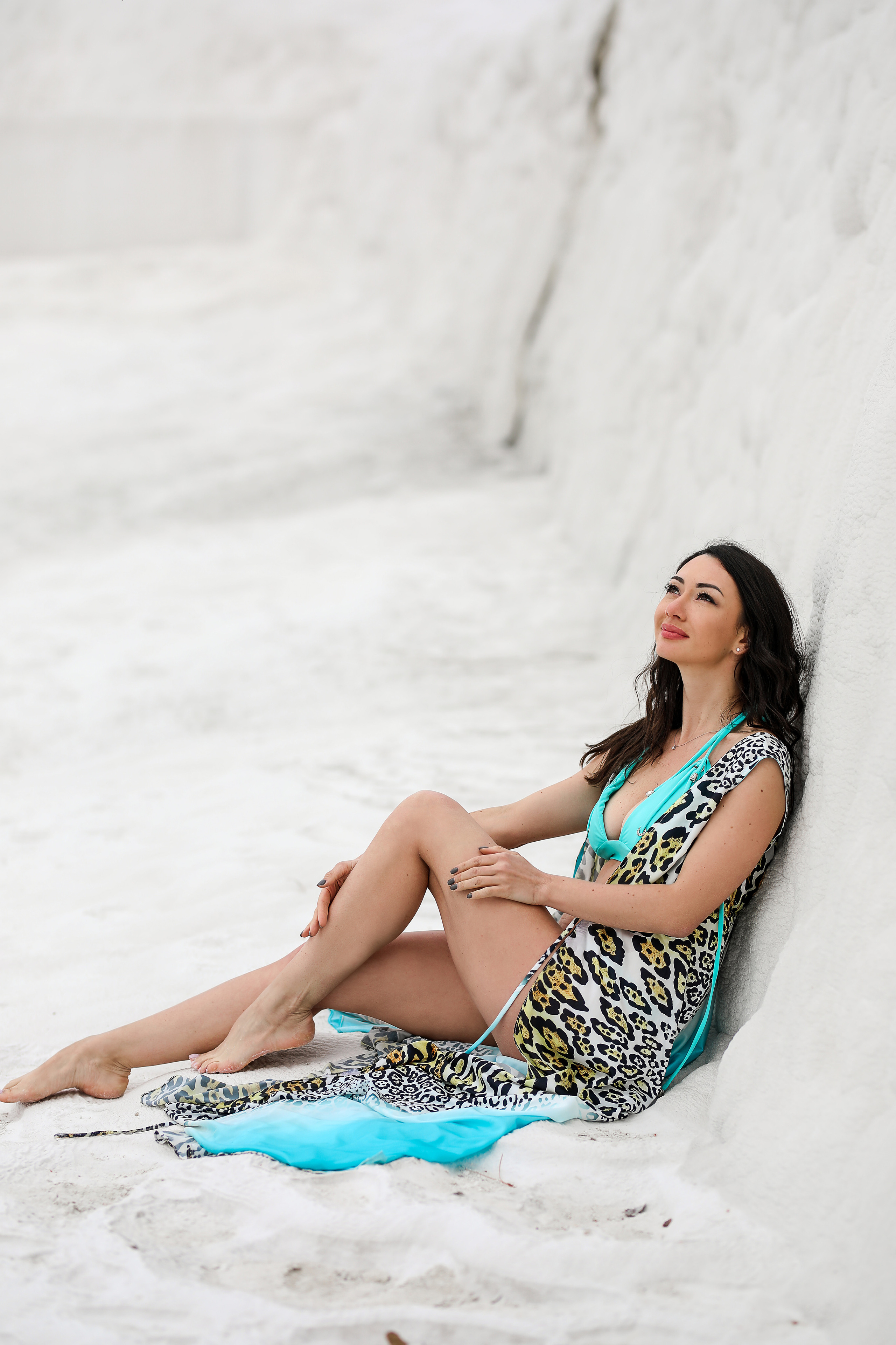 Photoshooting in Pamukkale. Photographer in Turkey, Antalya, Kemer, Belek, Side, Kas, Fethiye