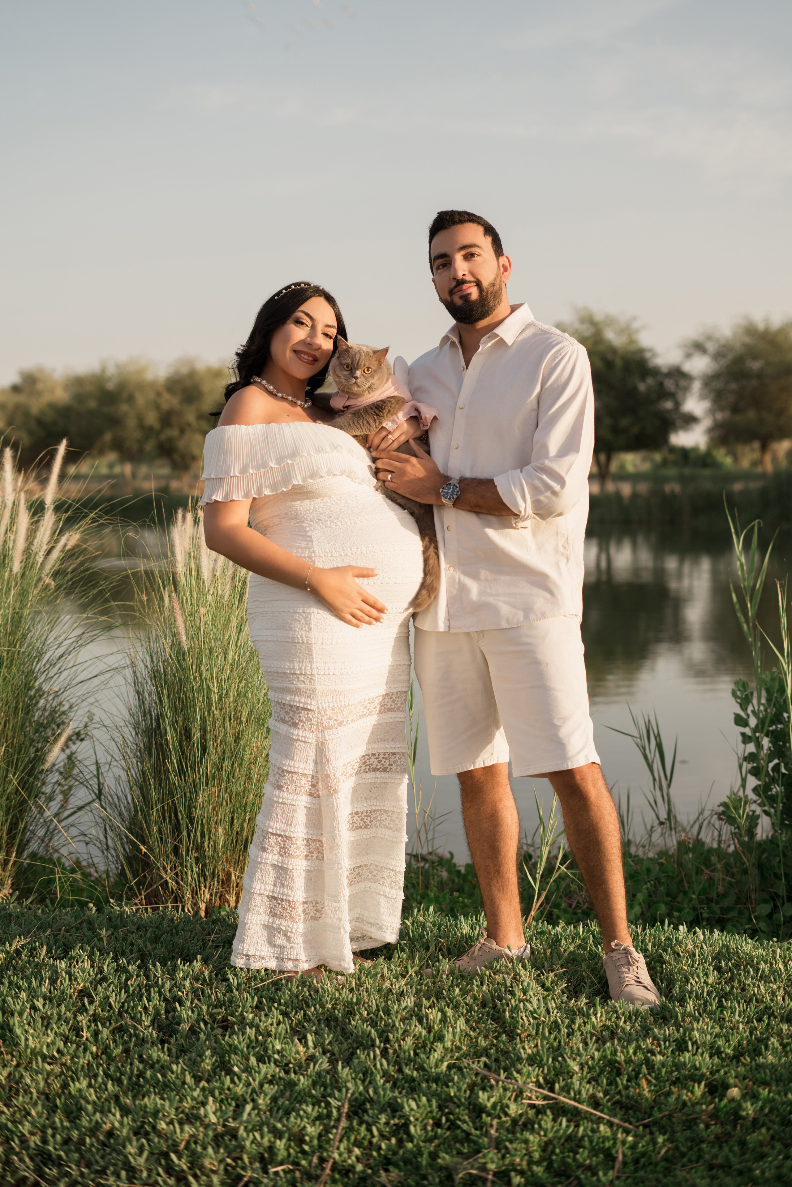 Sunrise by the lake. Angela Iakovleva — Family Photographer in Dubai