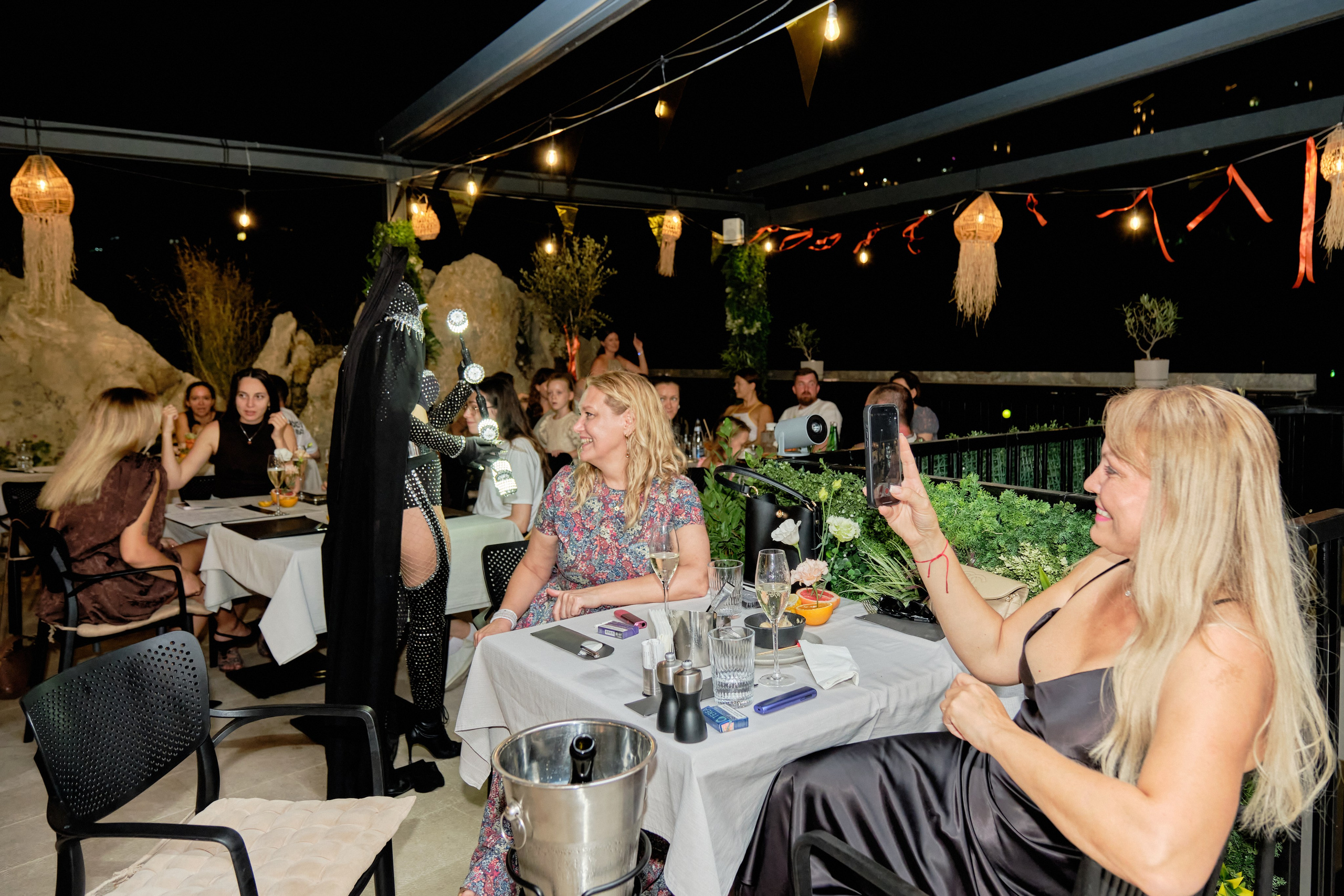 Photo report from the Zebra Restaurant’s birthday celebration. Becici, Montenegro. Photographer, photo artist Alena Novgorodtseva