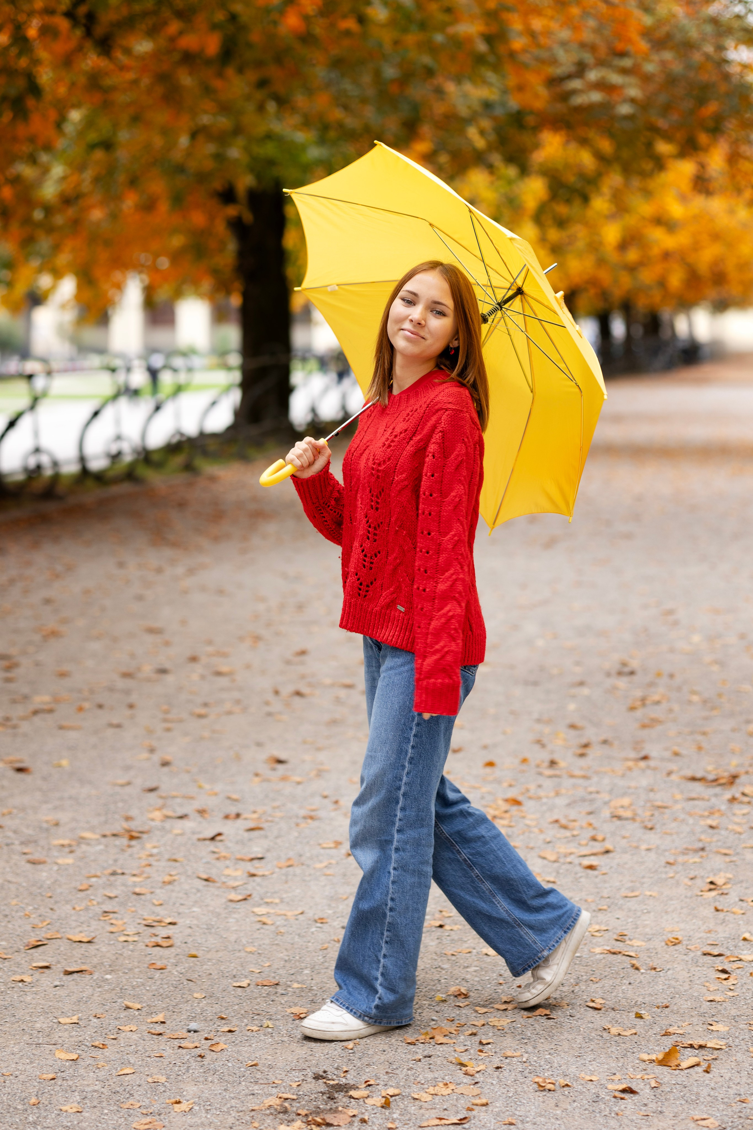 Autumn. Photographer in Munich